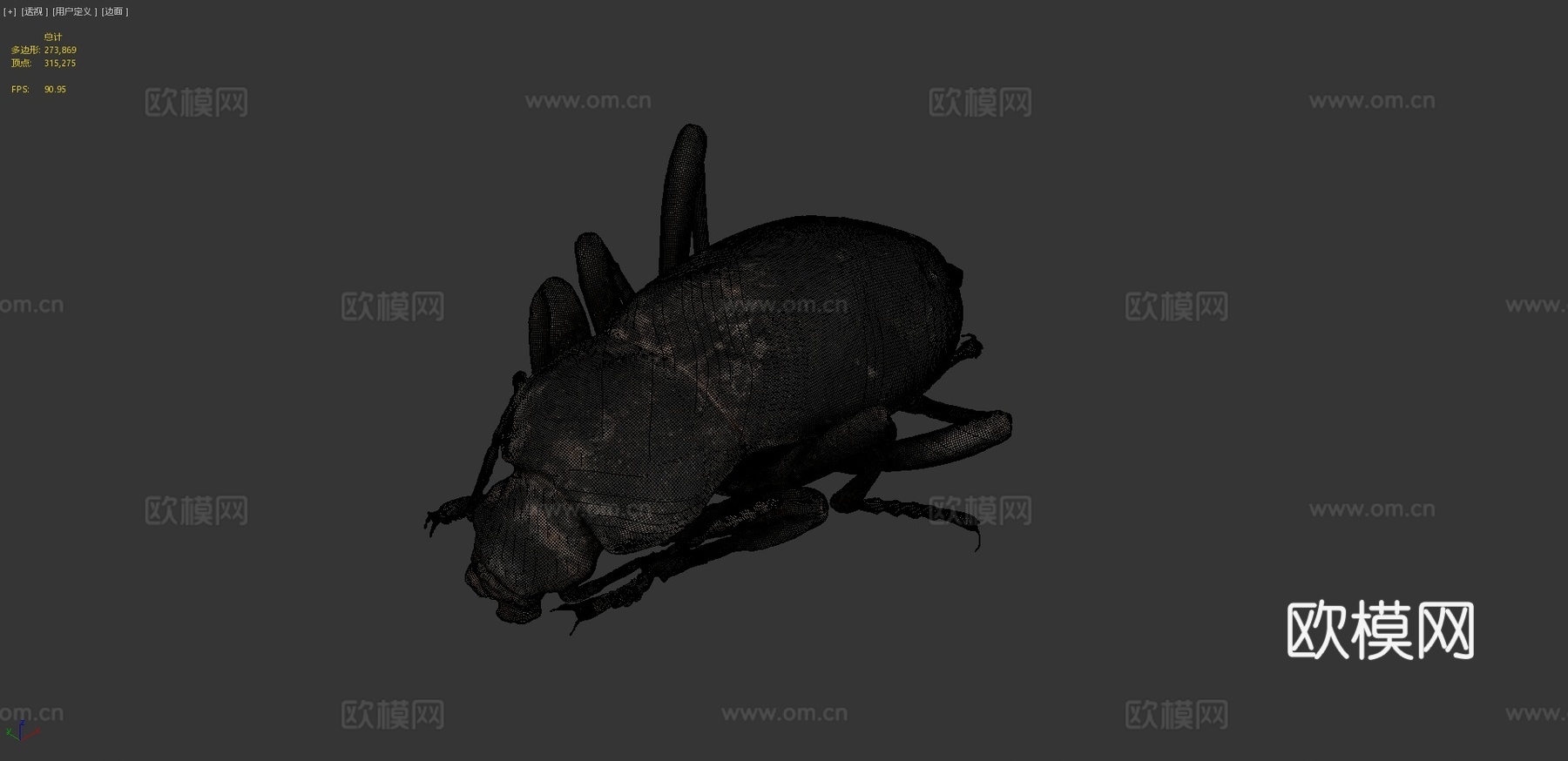 死亡步行虫3d模型