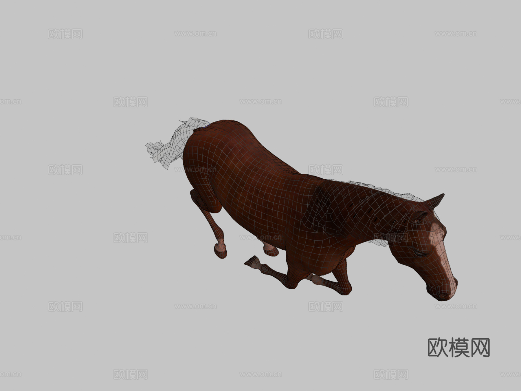 马3d模型