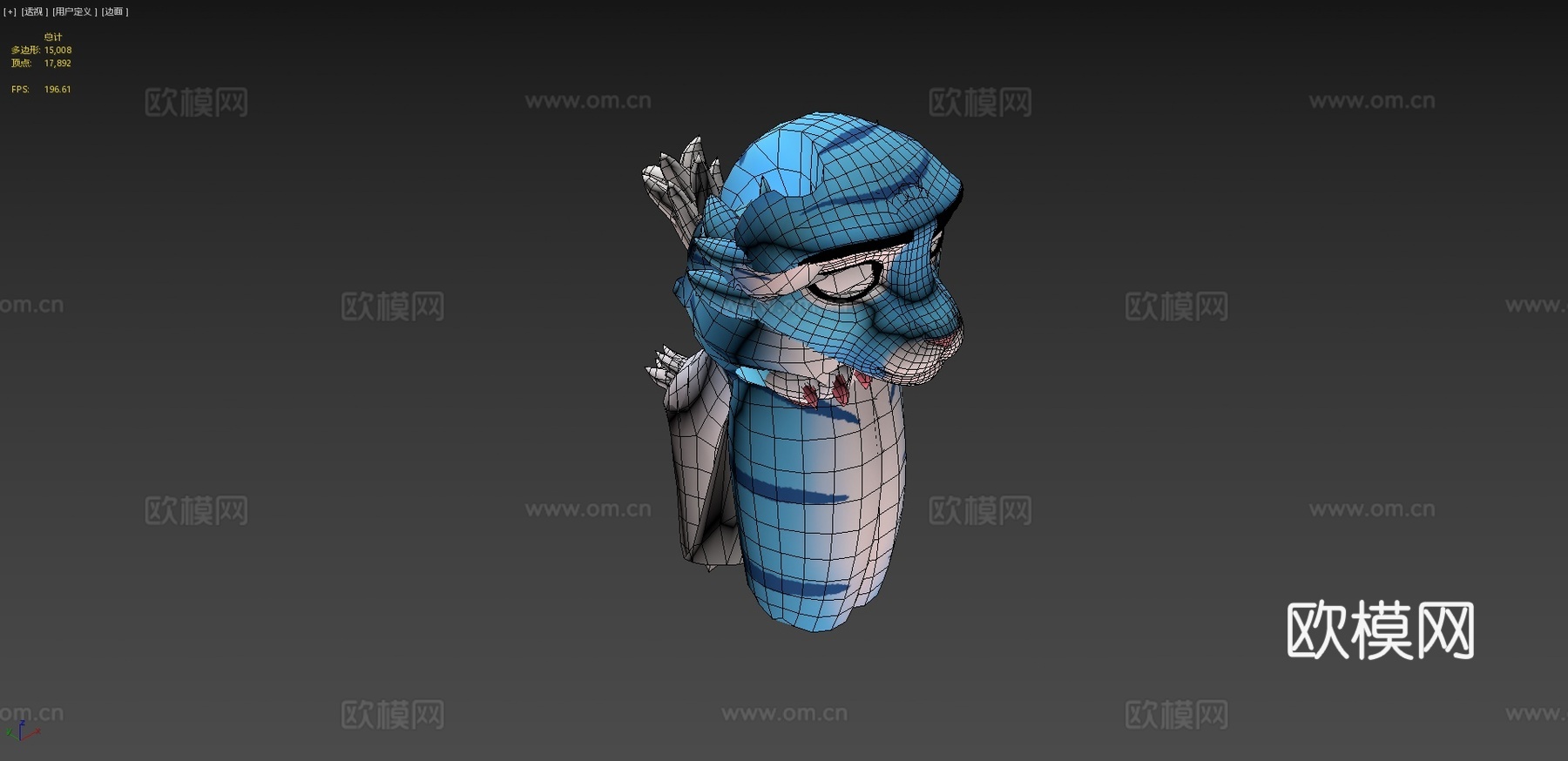天空猫VR虚拟形象请查看描述(SKYE)_13d模型