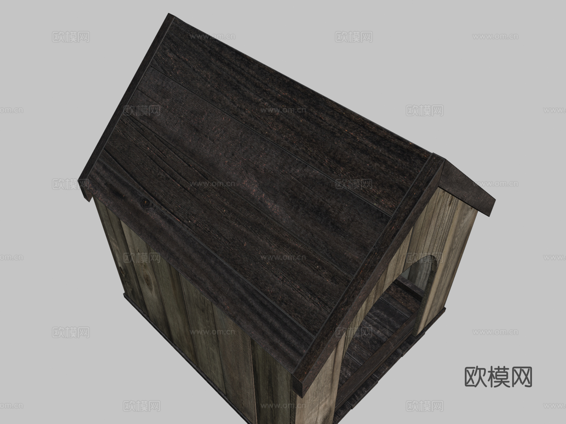 免费狗屋3d模型