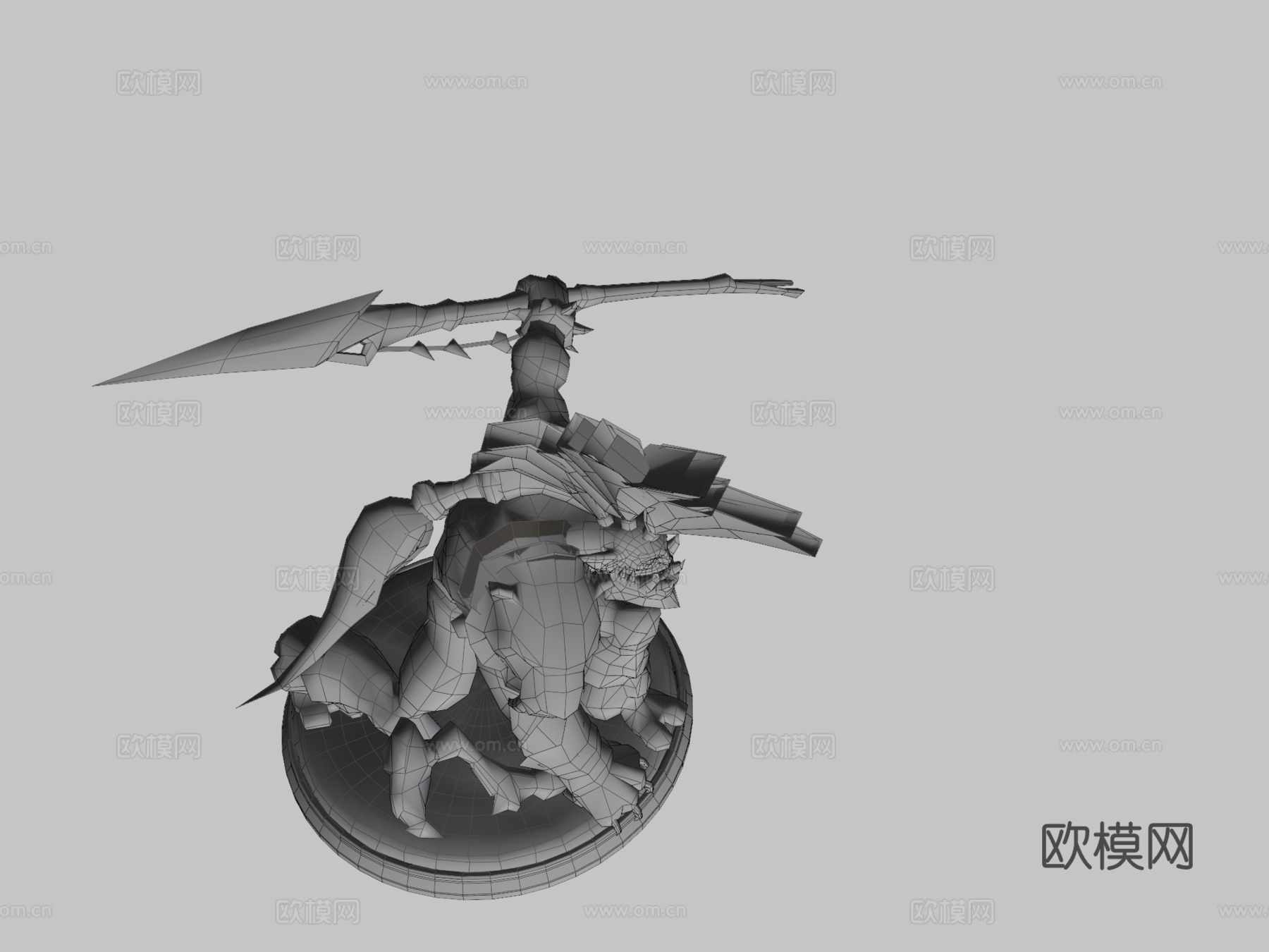 哈斯卡定制套装-恐惧杀手3d模型