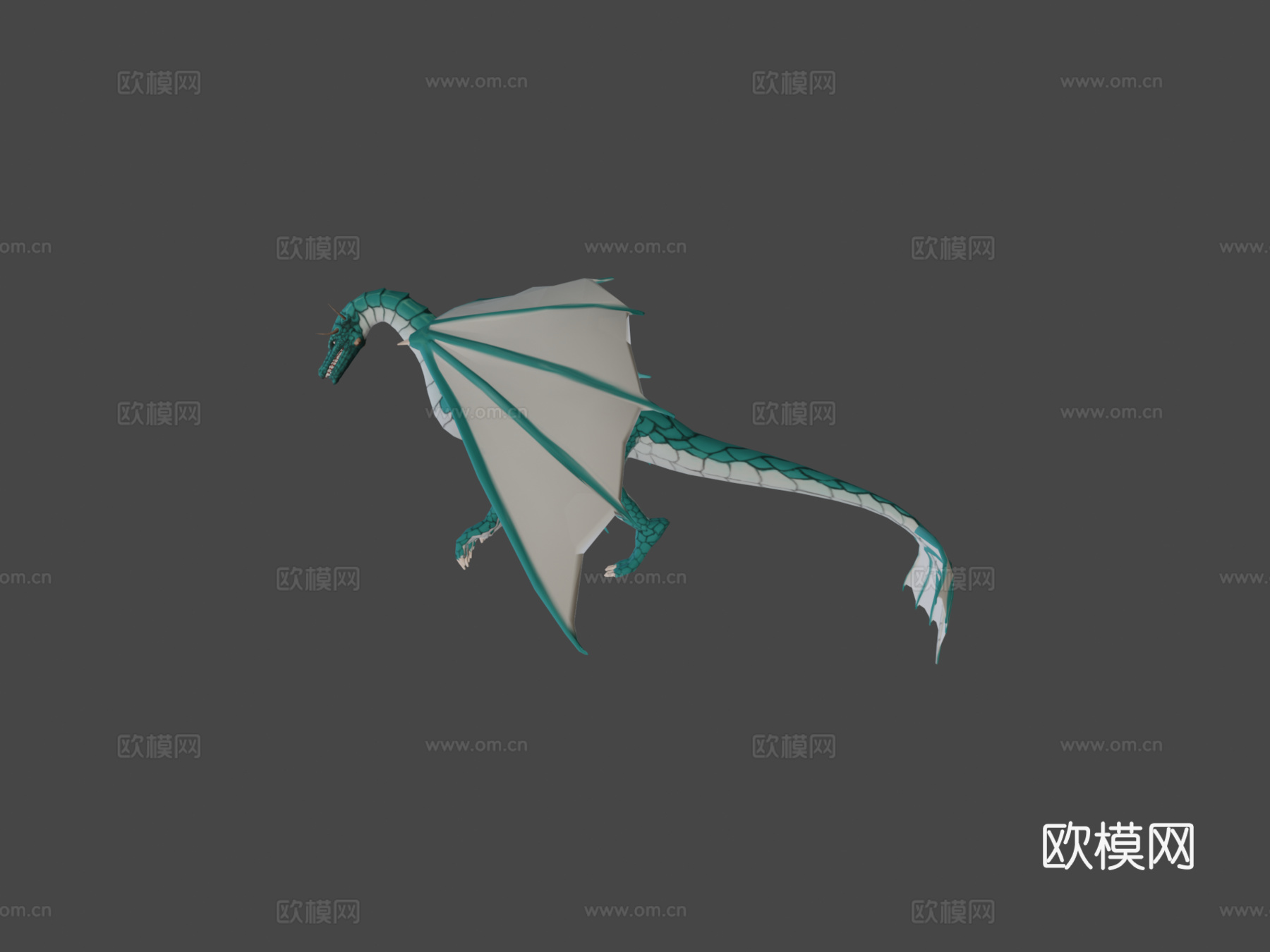 飞龙循环3d模型