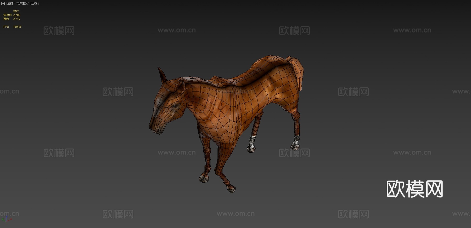 马3d模型