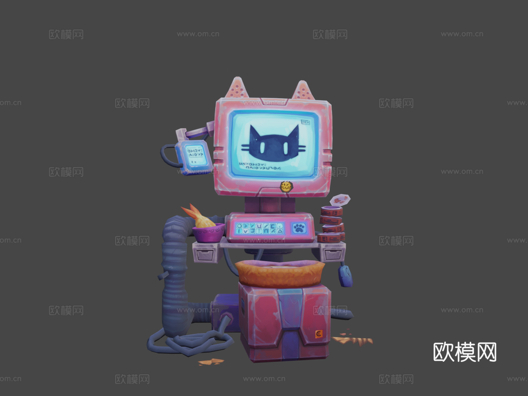 CGMA课程演示科幻道具3d模型