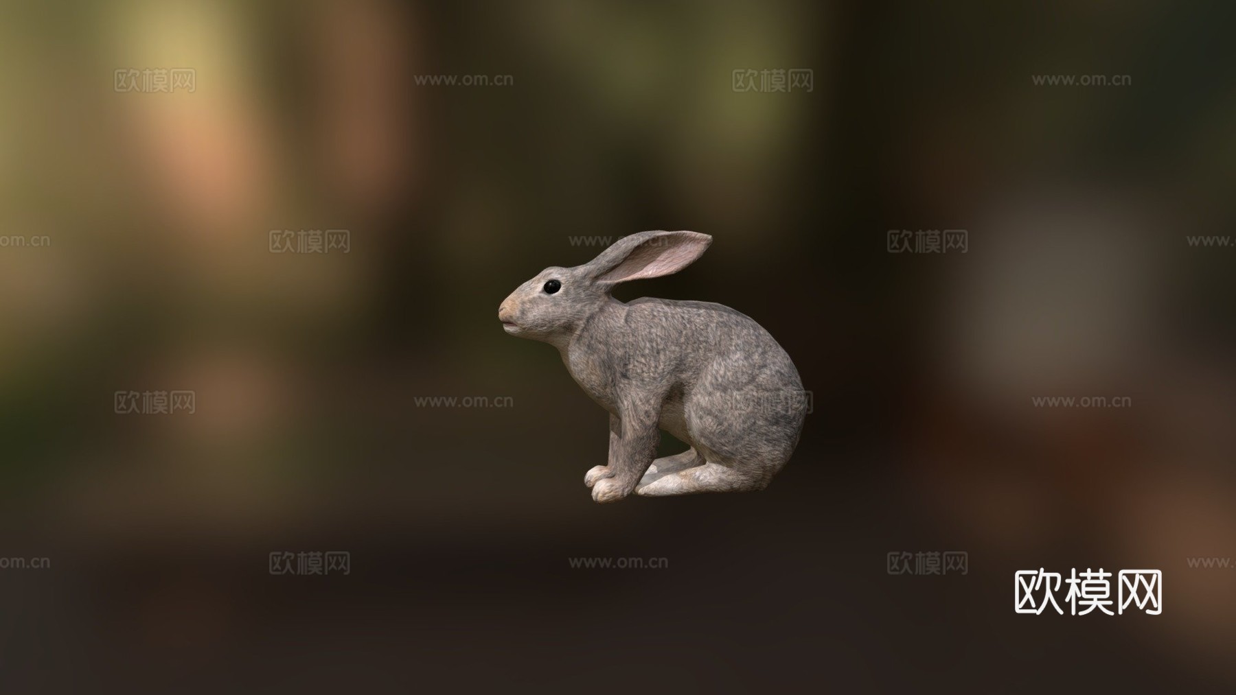 兔子3d模型