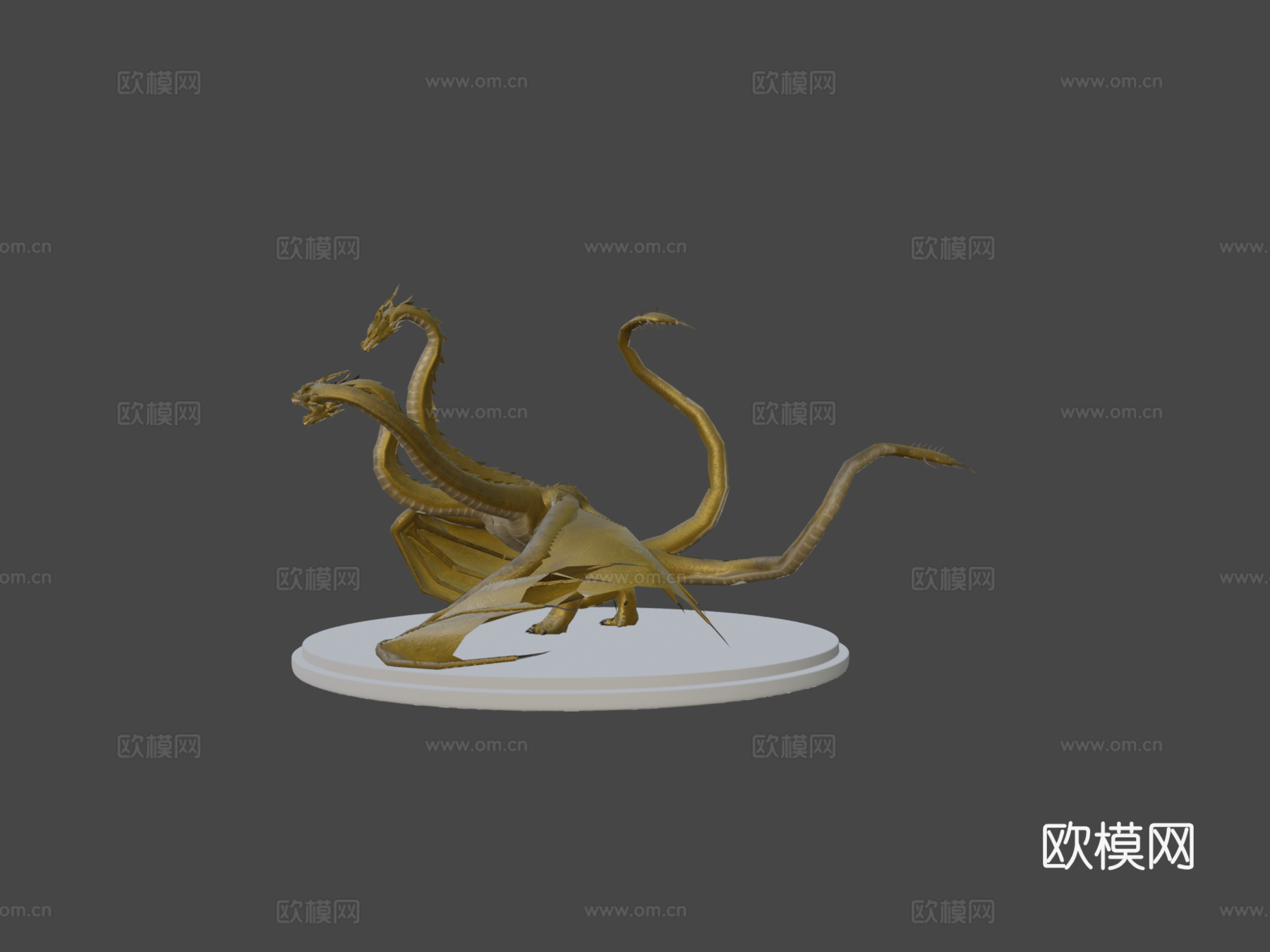 王者基多拉3d模型