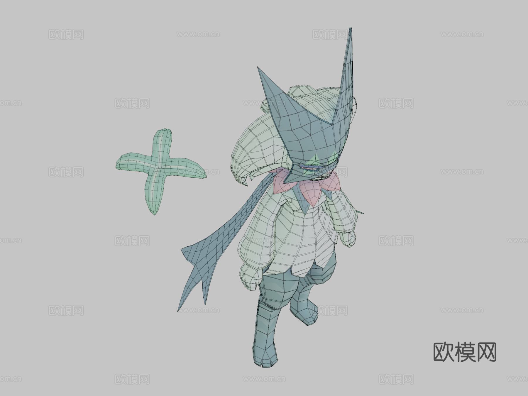 魔幻假面喵3d模型