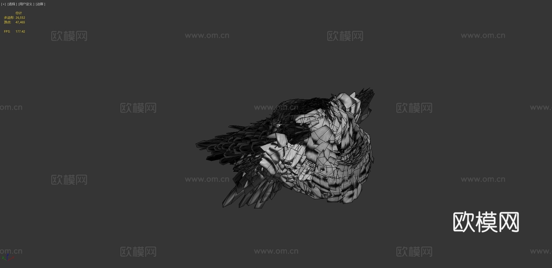 游隼3d模型