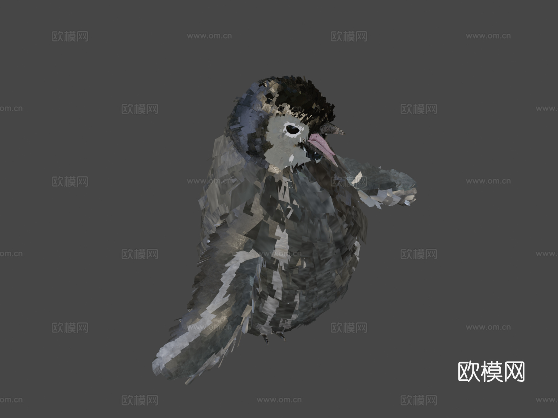 小帝企鹅3d模型