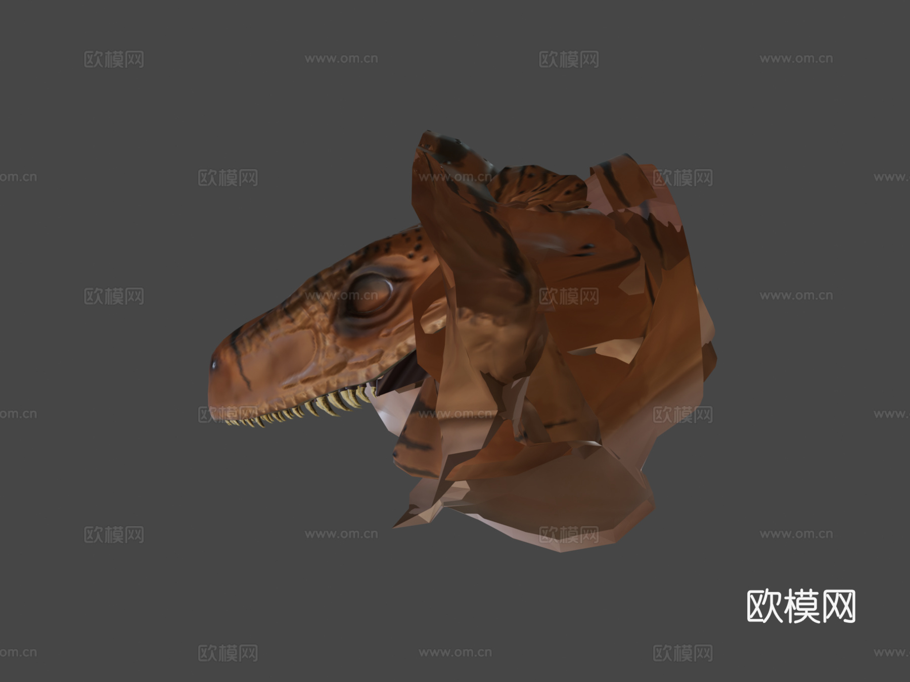 迅猛龙3d模型