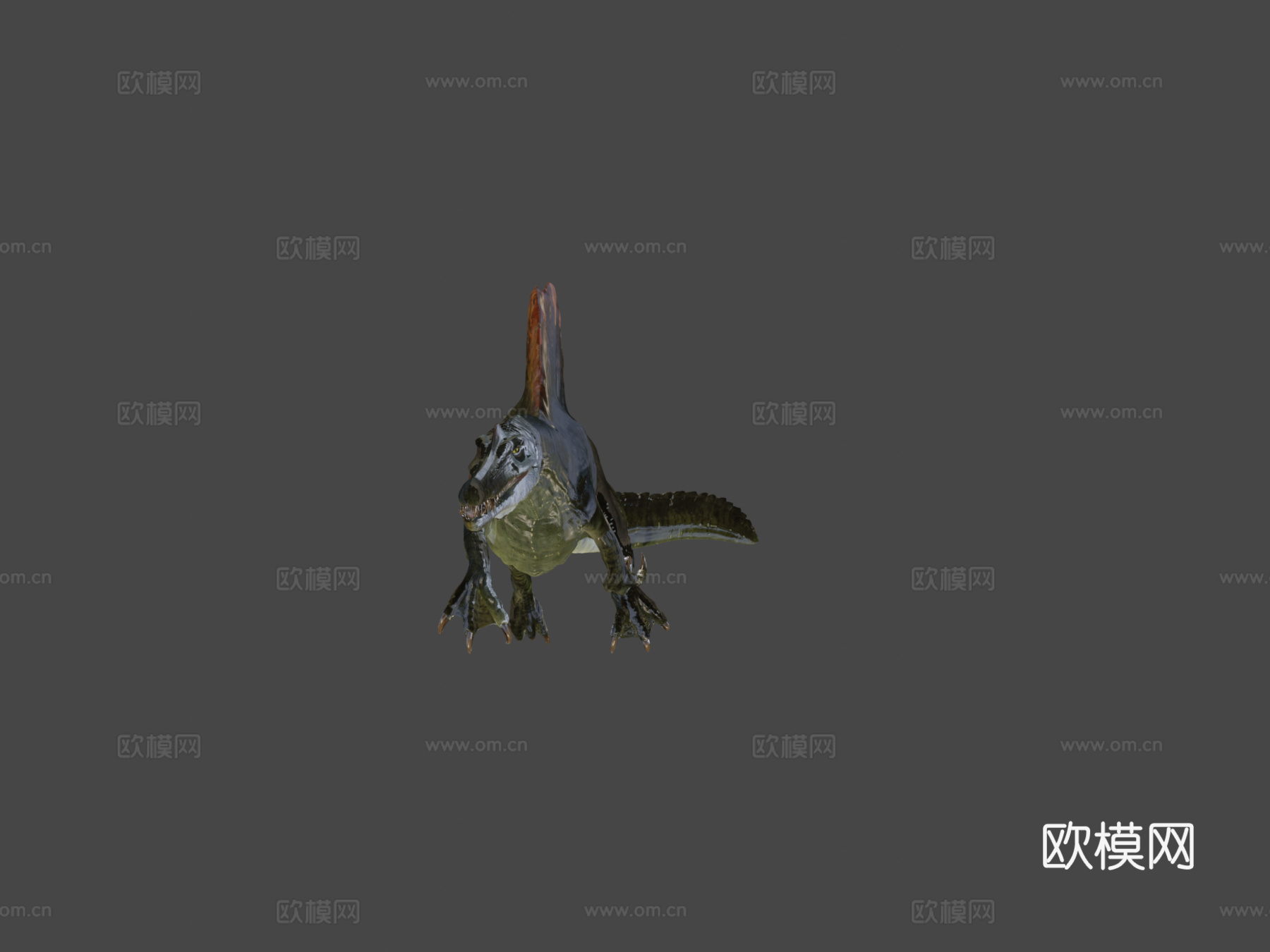 棘龙3d模型