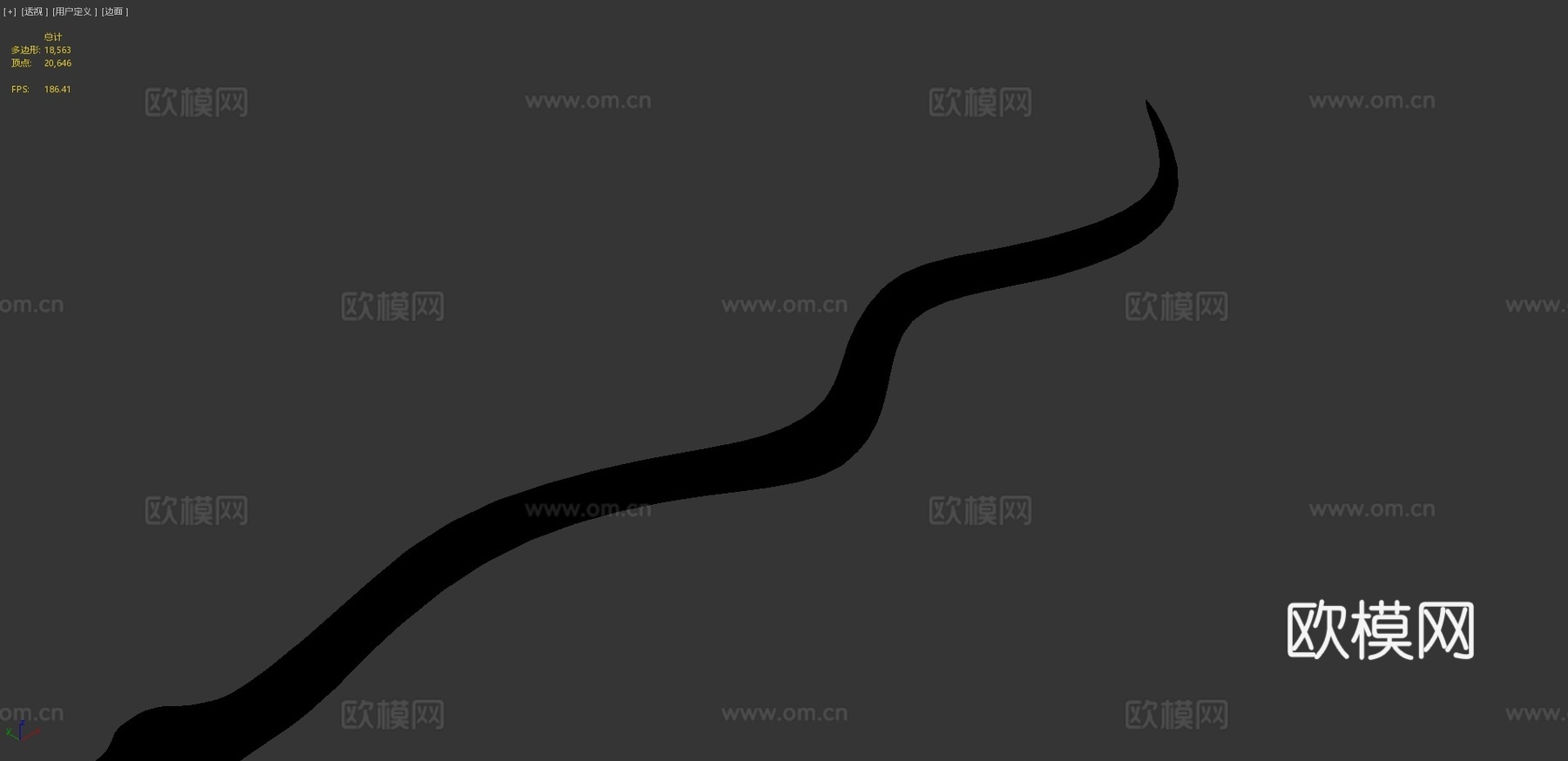 蛇3D3d模型