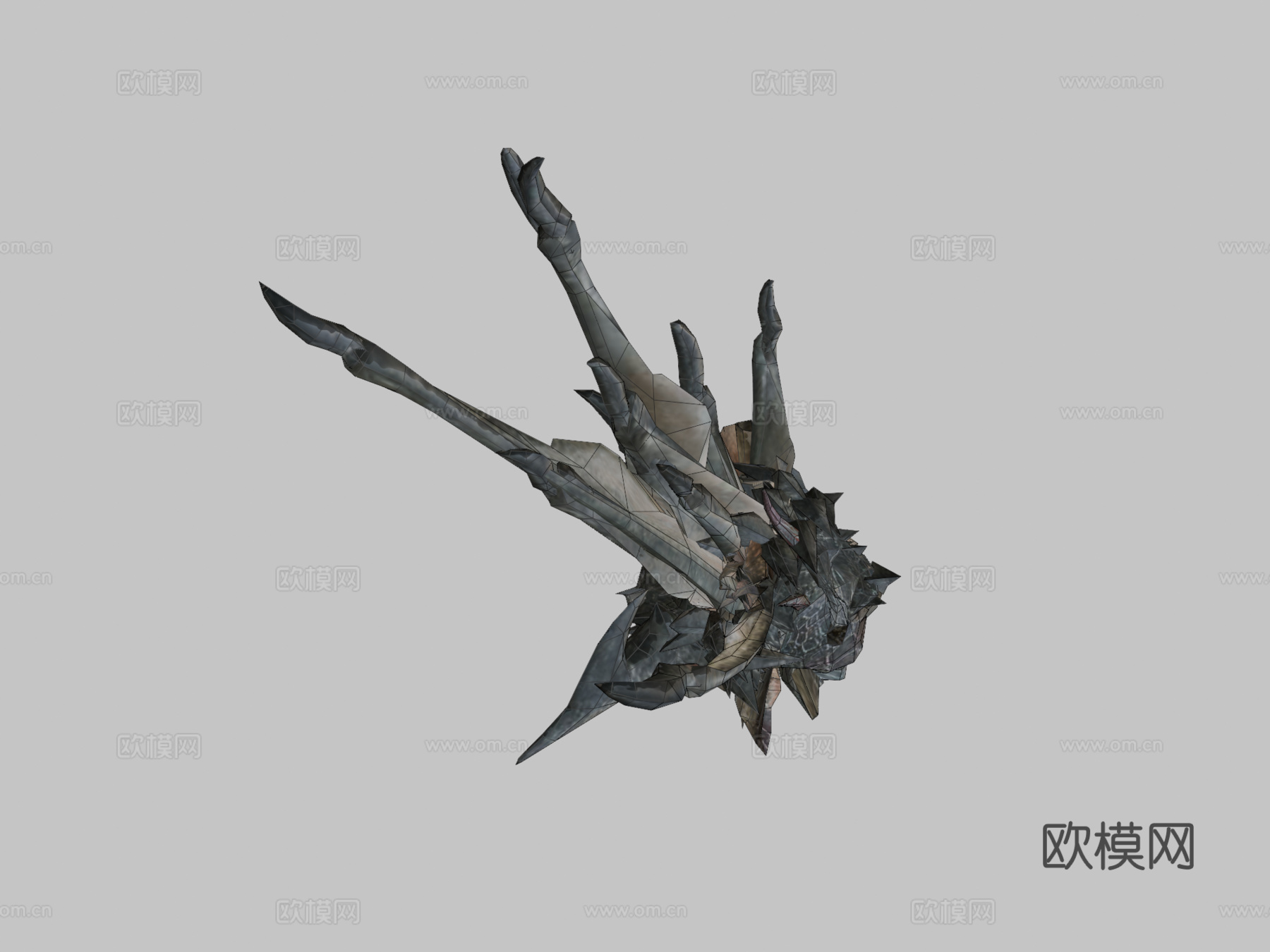 双足飞龙动画3d模型