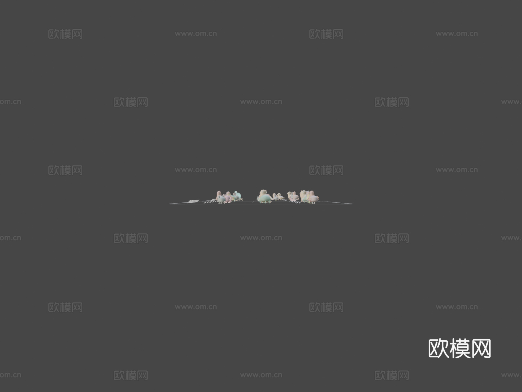 古怪系列-宠物动物第1卷3d模型