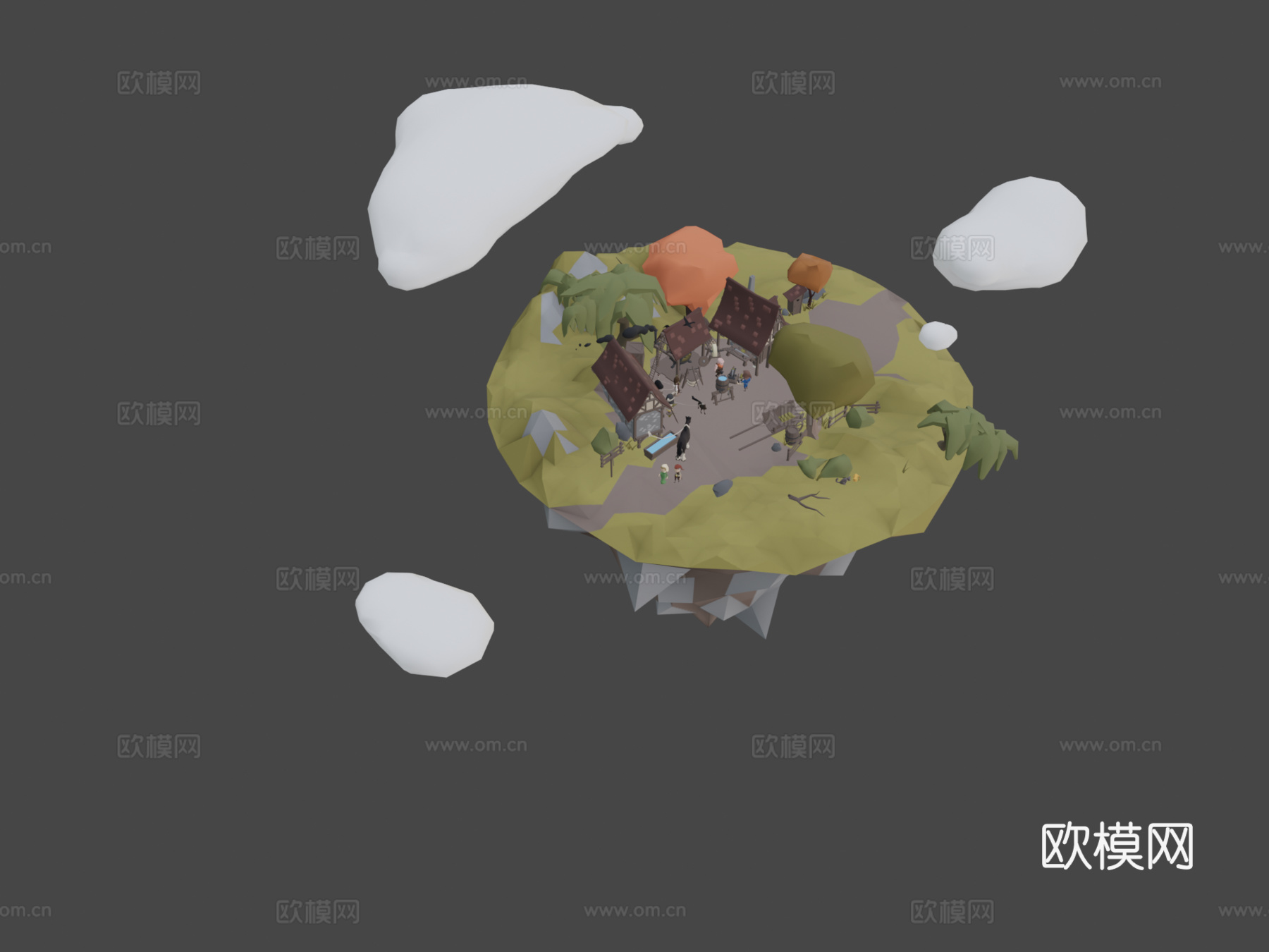 铁匠铺3d模型