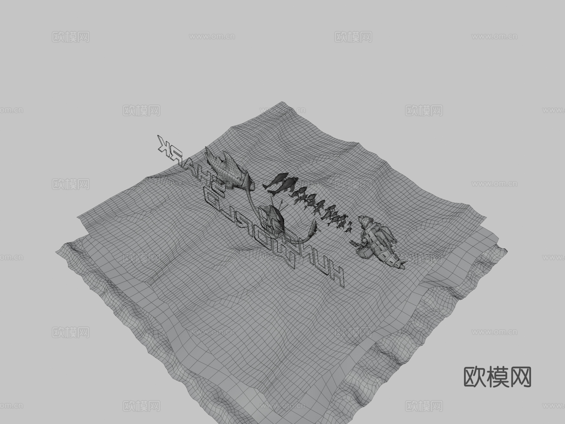 饥饿鲨世界收藏3d模型