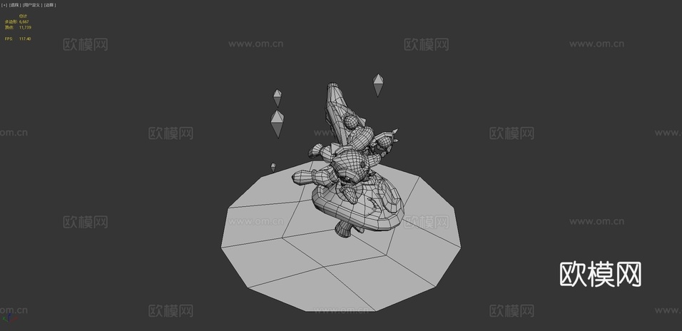 雪天露露3d模型下載(渲染圖4)
