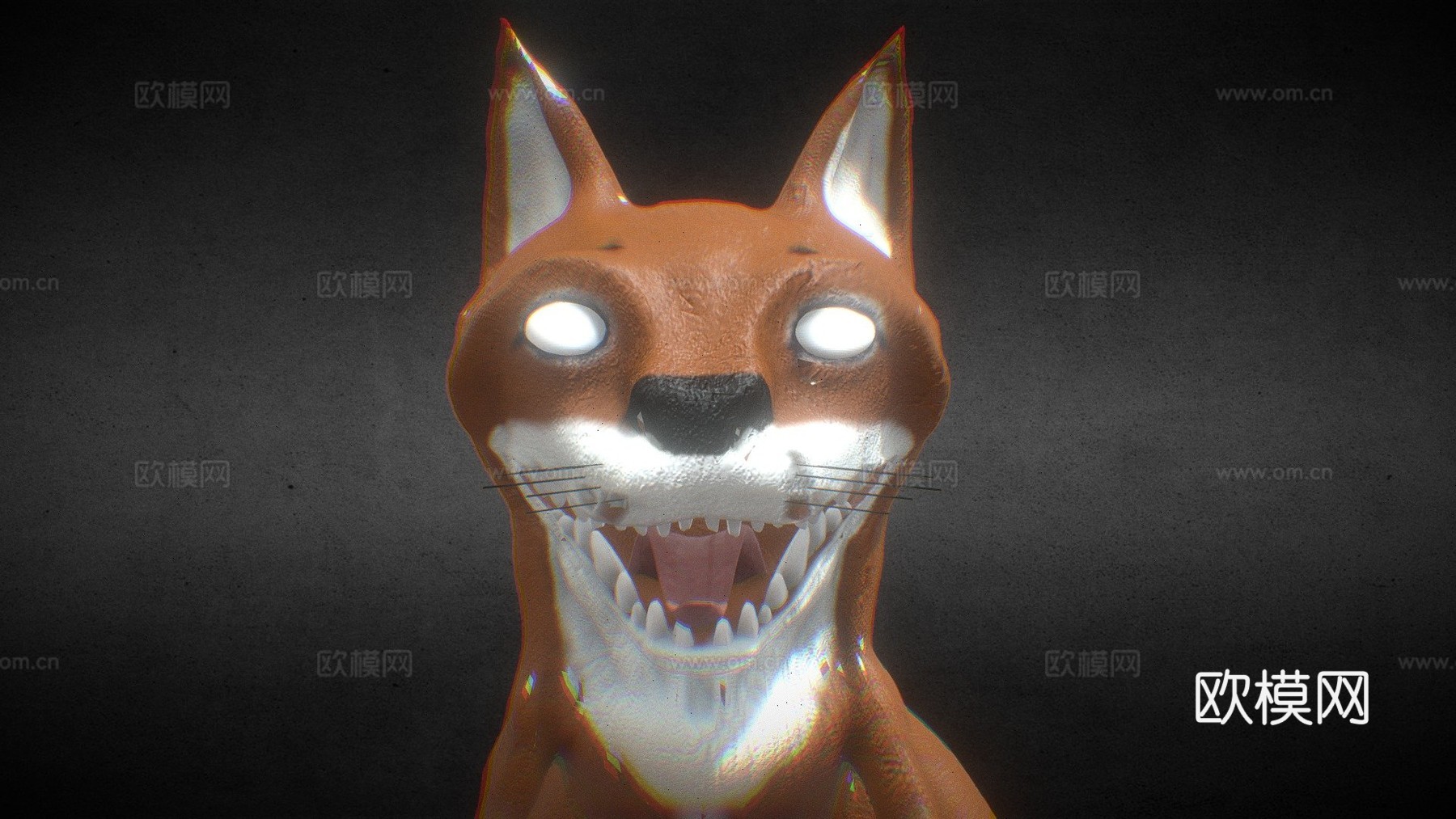 官方绑定小恐龙猫3d模型
