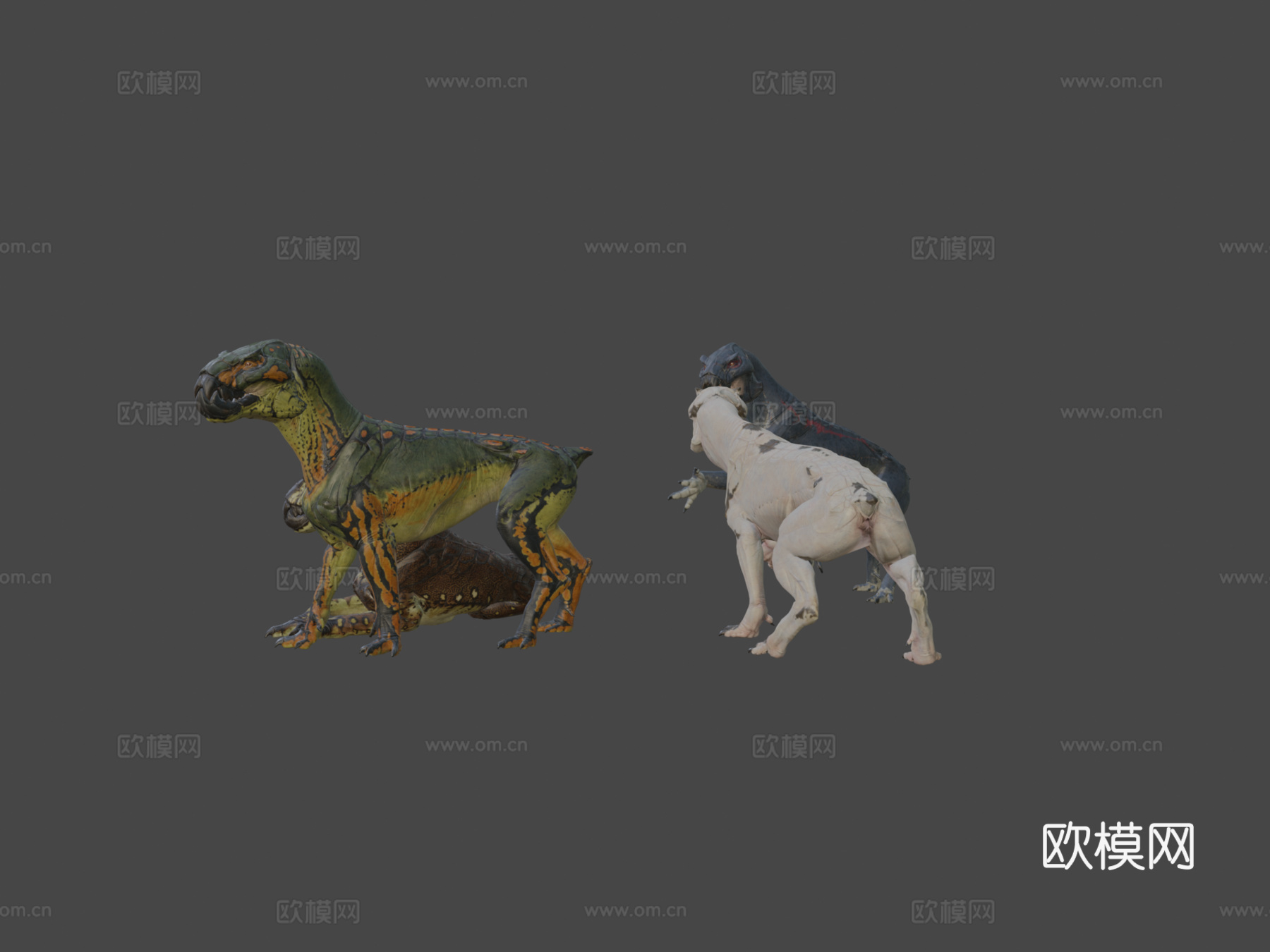 外星猫3d模型