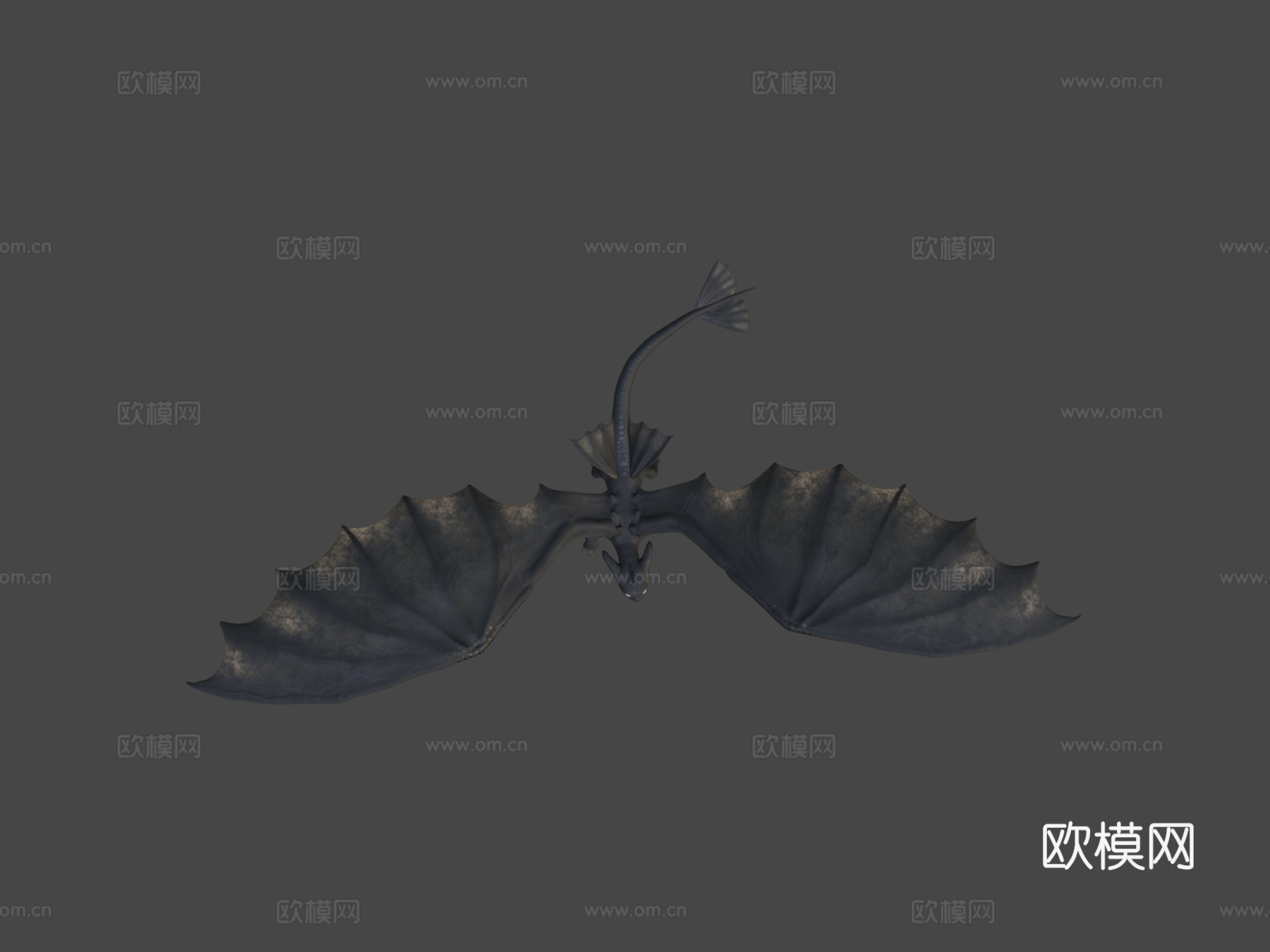 无牙-驯龙高手3d模型