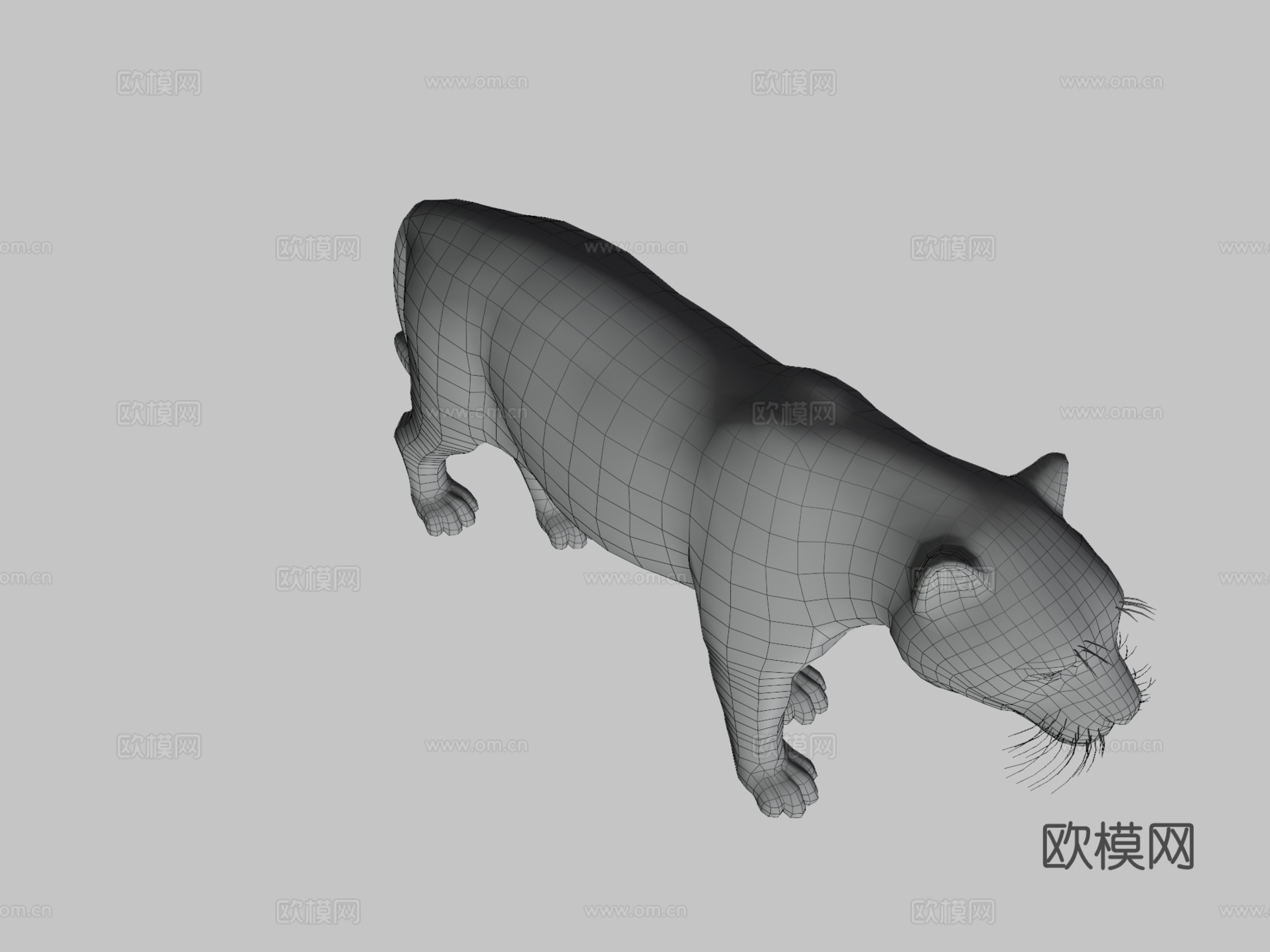 美洲豹3d模型