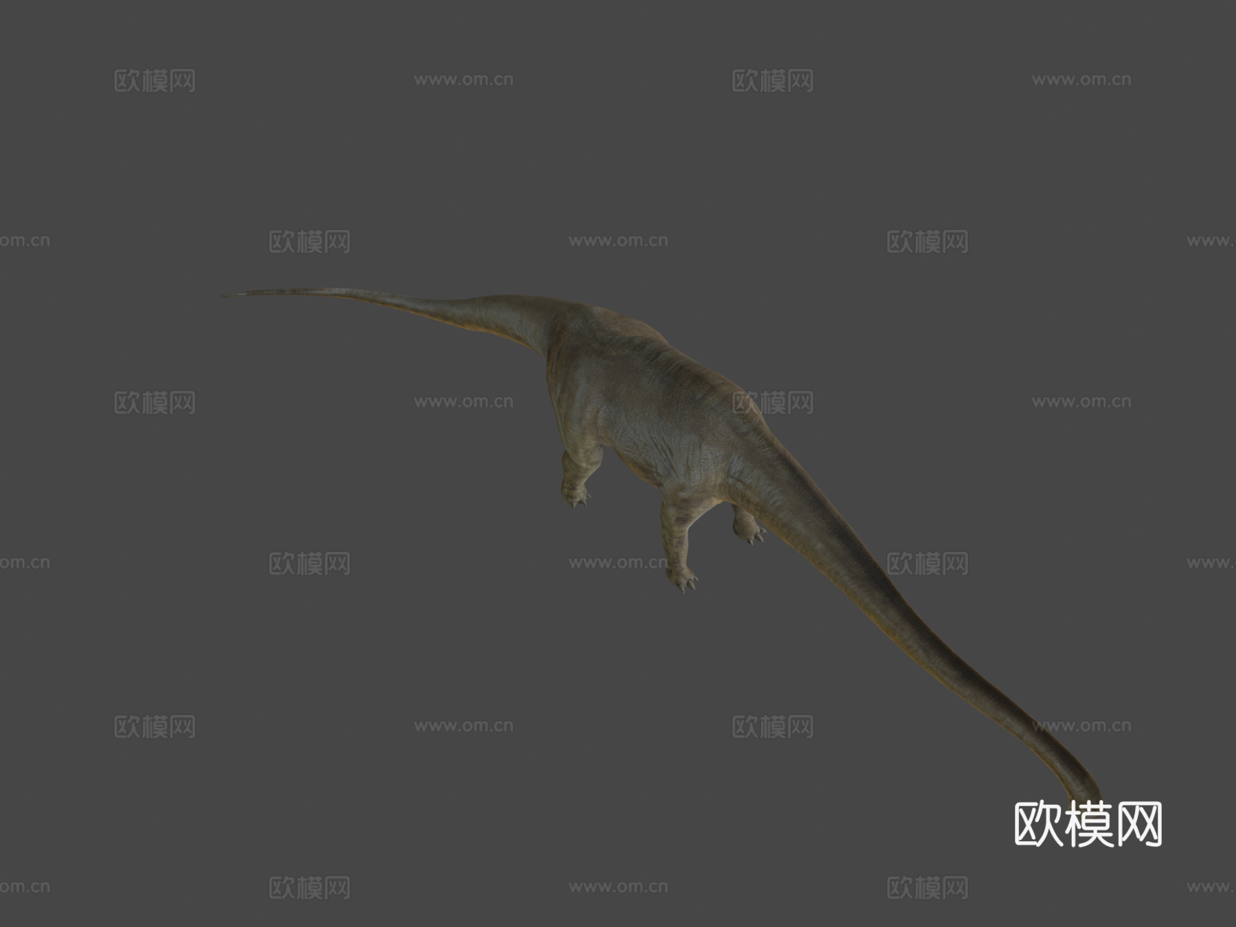 马门溪龙3d模型