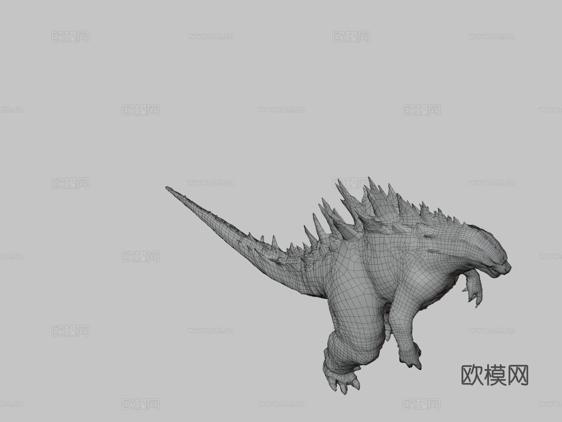 哥斯拉20143d模型