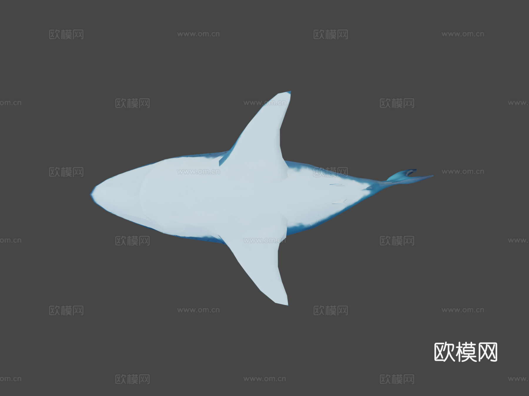 雀巢AR鲨鱼3d模型