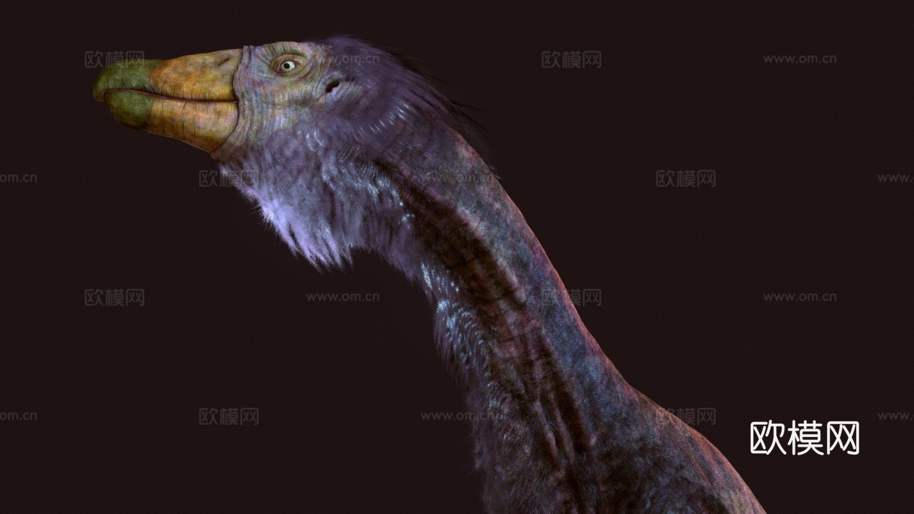 镰刀龙3d模型
