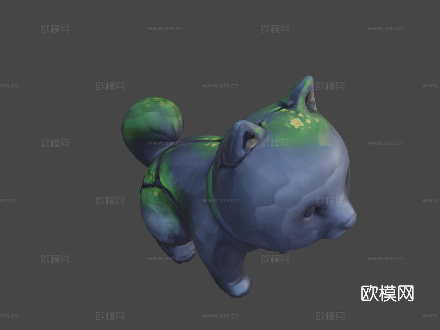 石柴犬3d模型