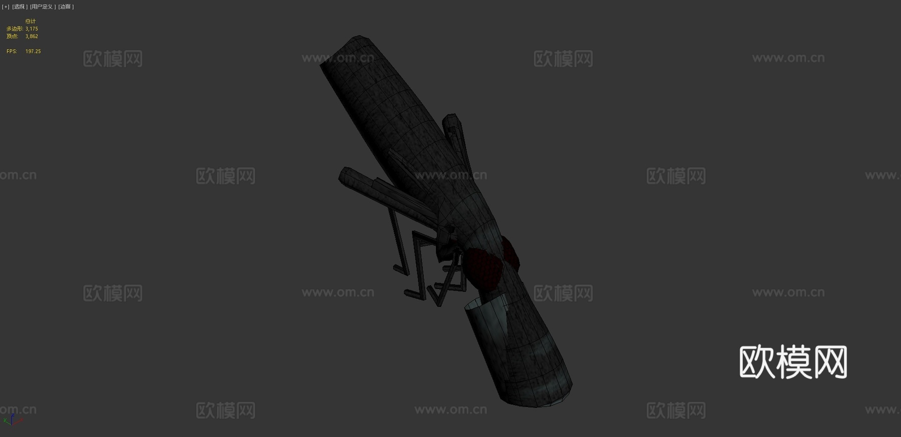 蝴蝶-Blend与FBX文件3d模型