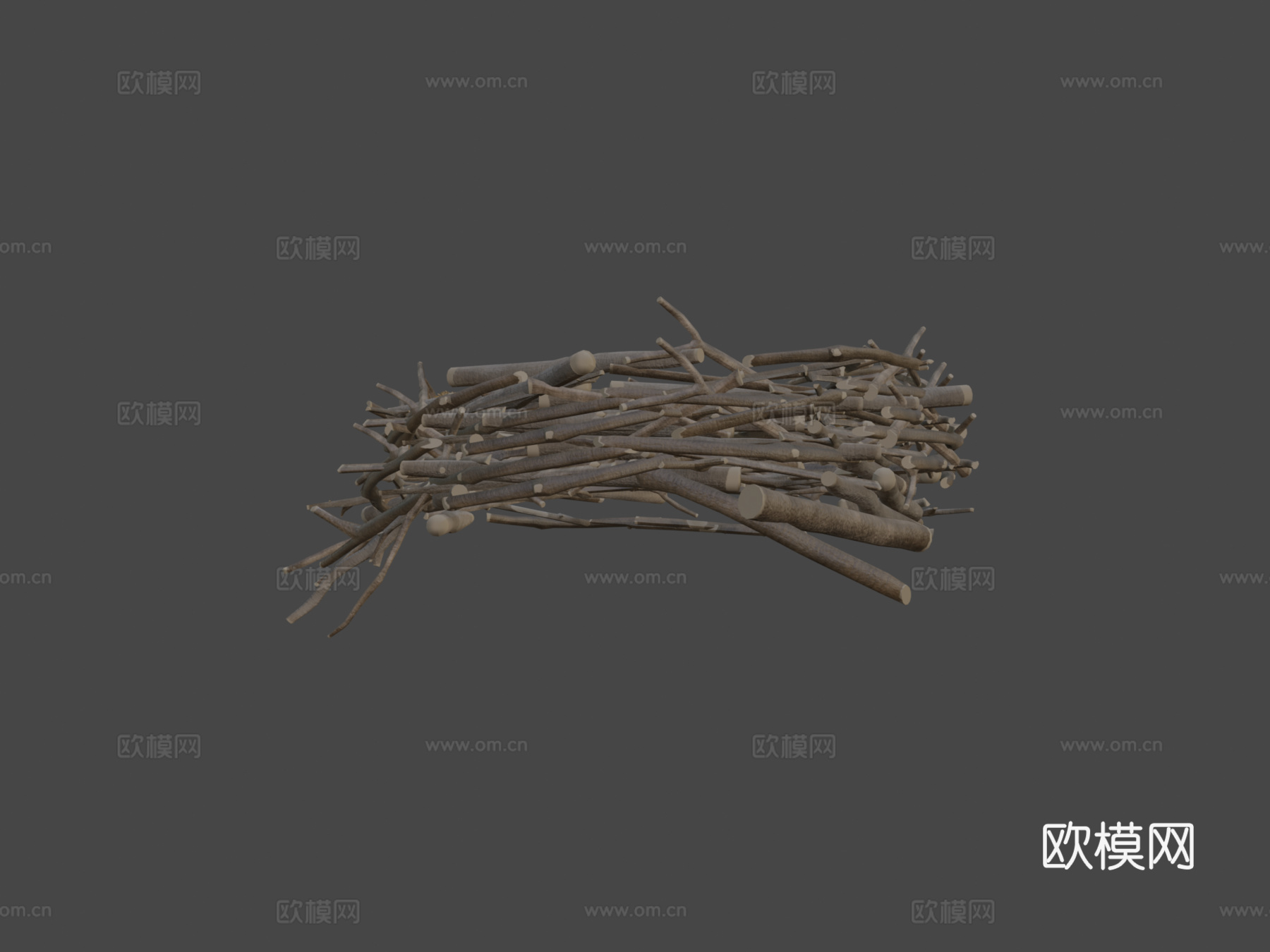 鱼鹰巢概念3d模型