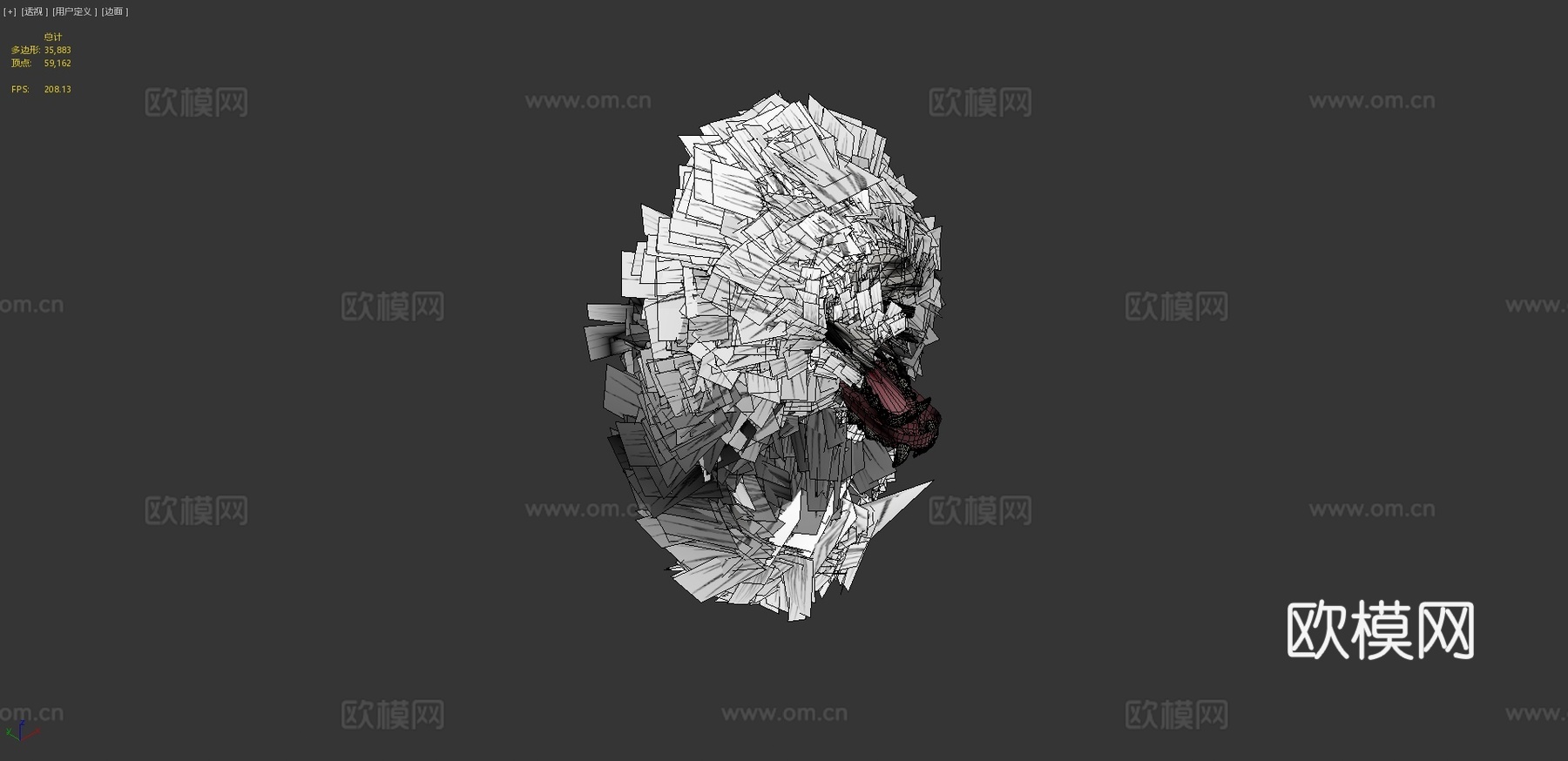 白虎3d模型