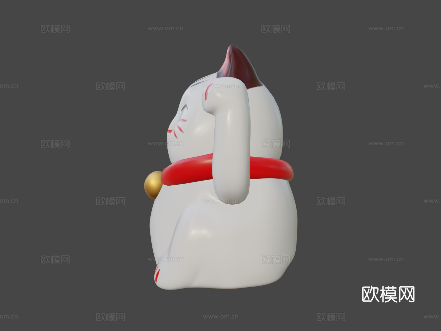 招财猫3d模型
