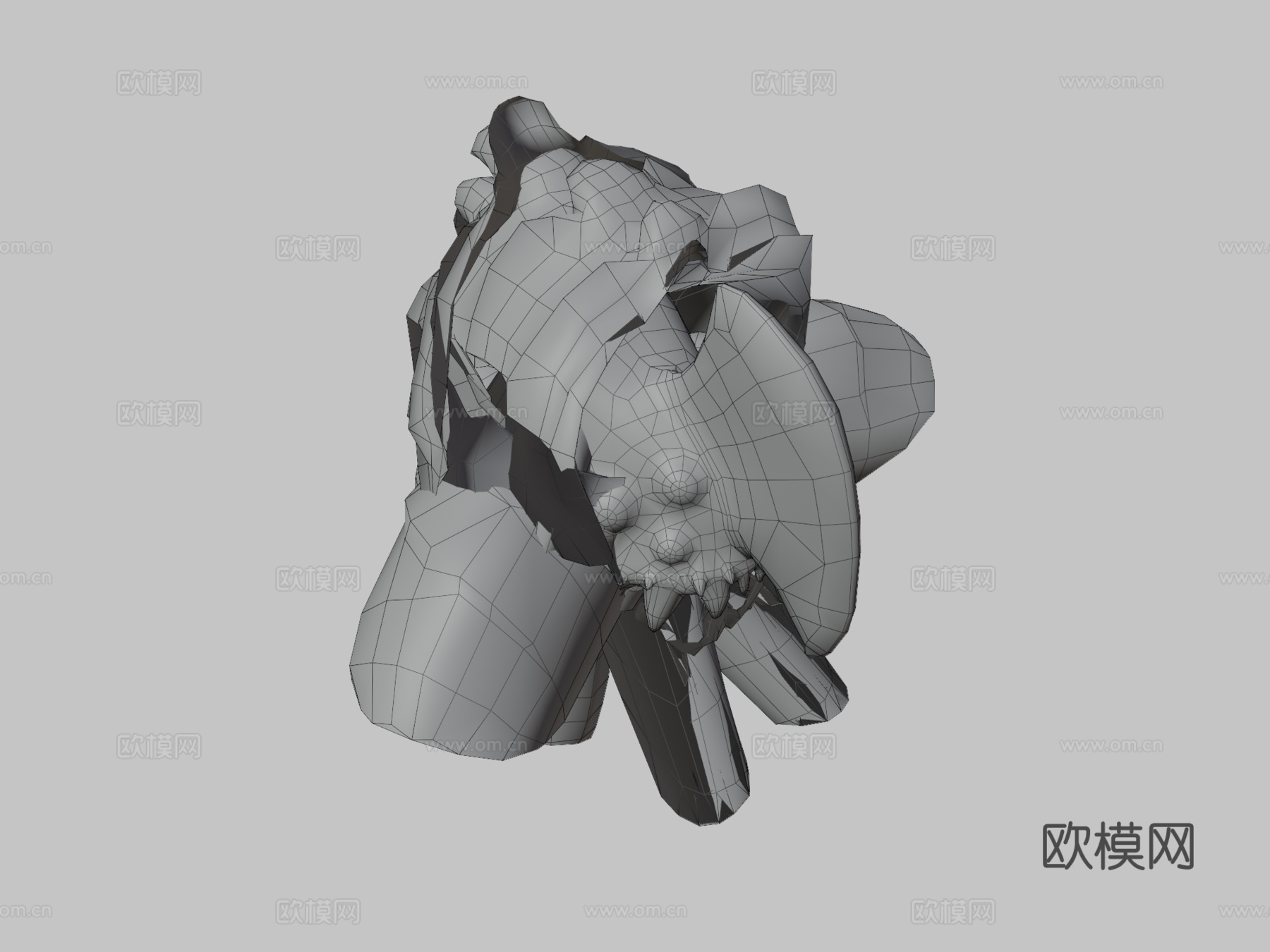 角喙龙动画3d模型