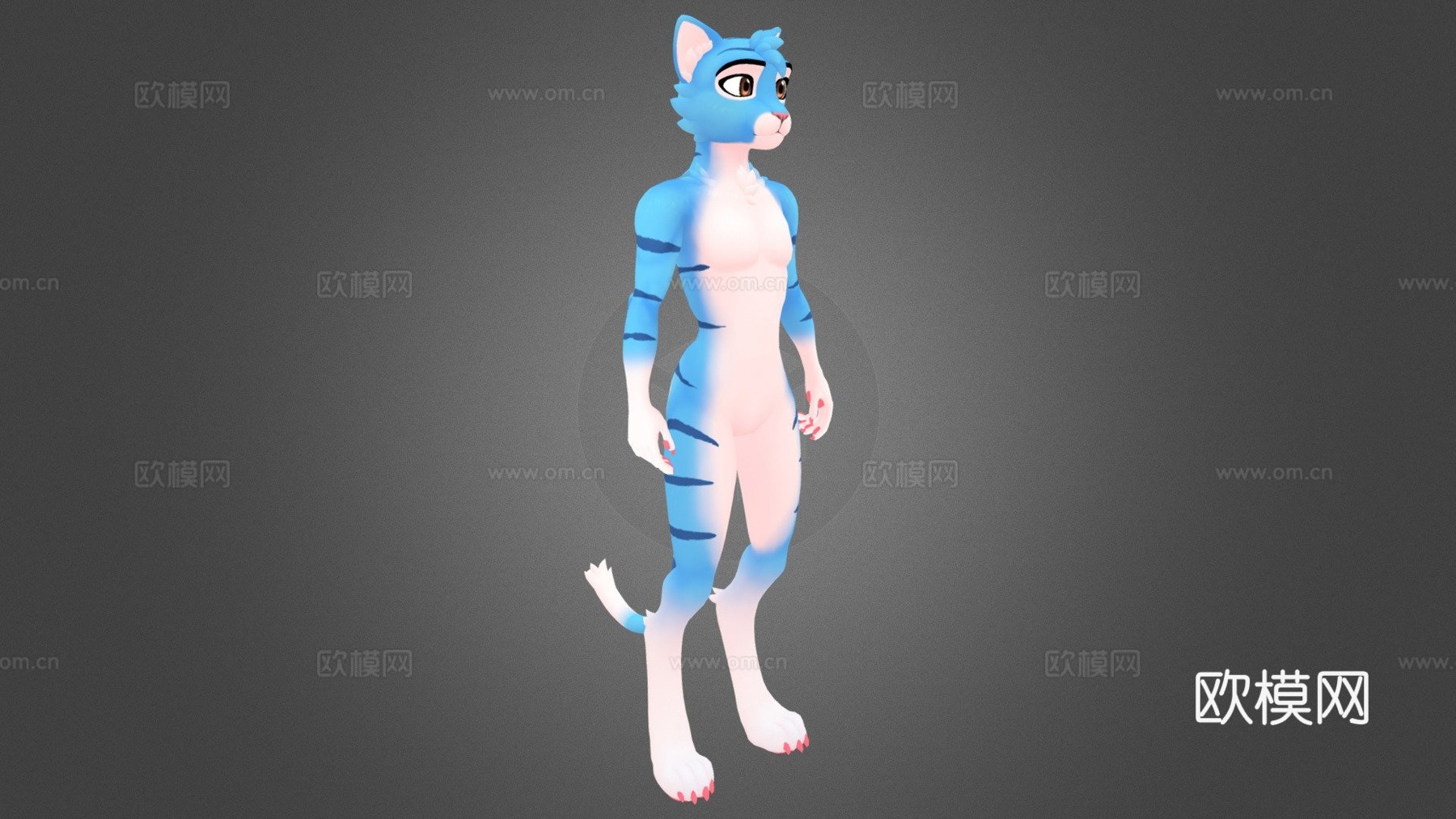 天空猫VR虚拟形象请查看描述(SKYE)_13d模型