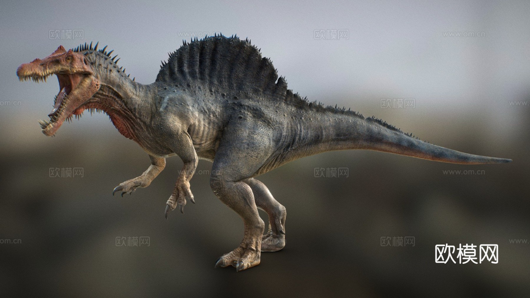 棘龙3d模型