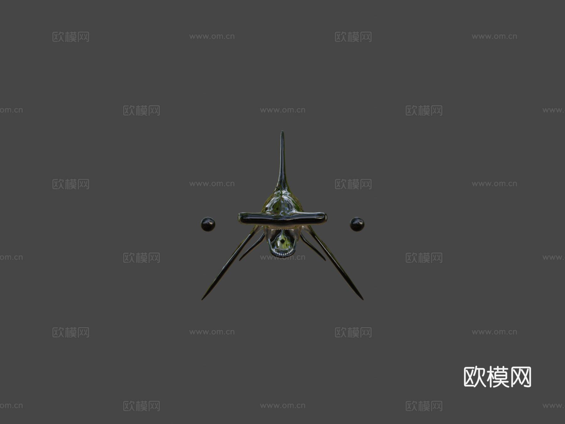 锤头鲨3d模型