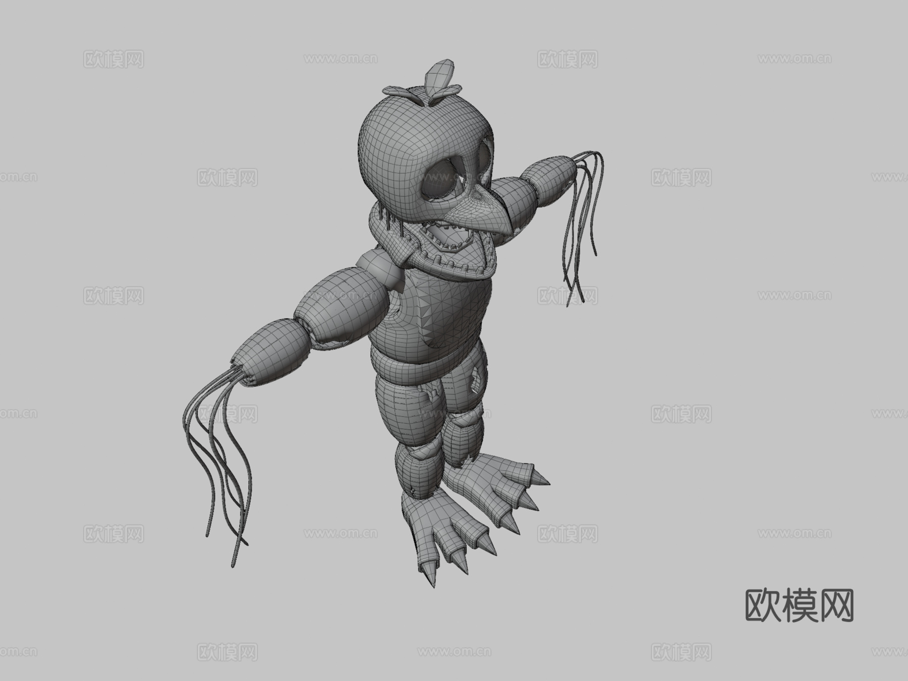 江南风格3d模型