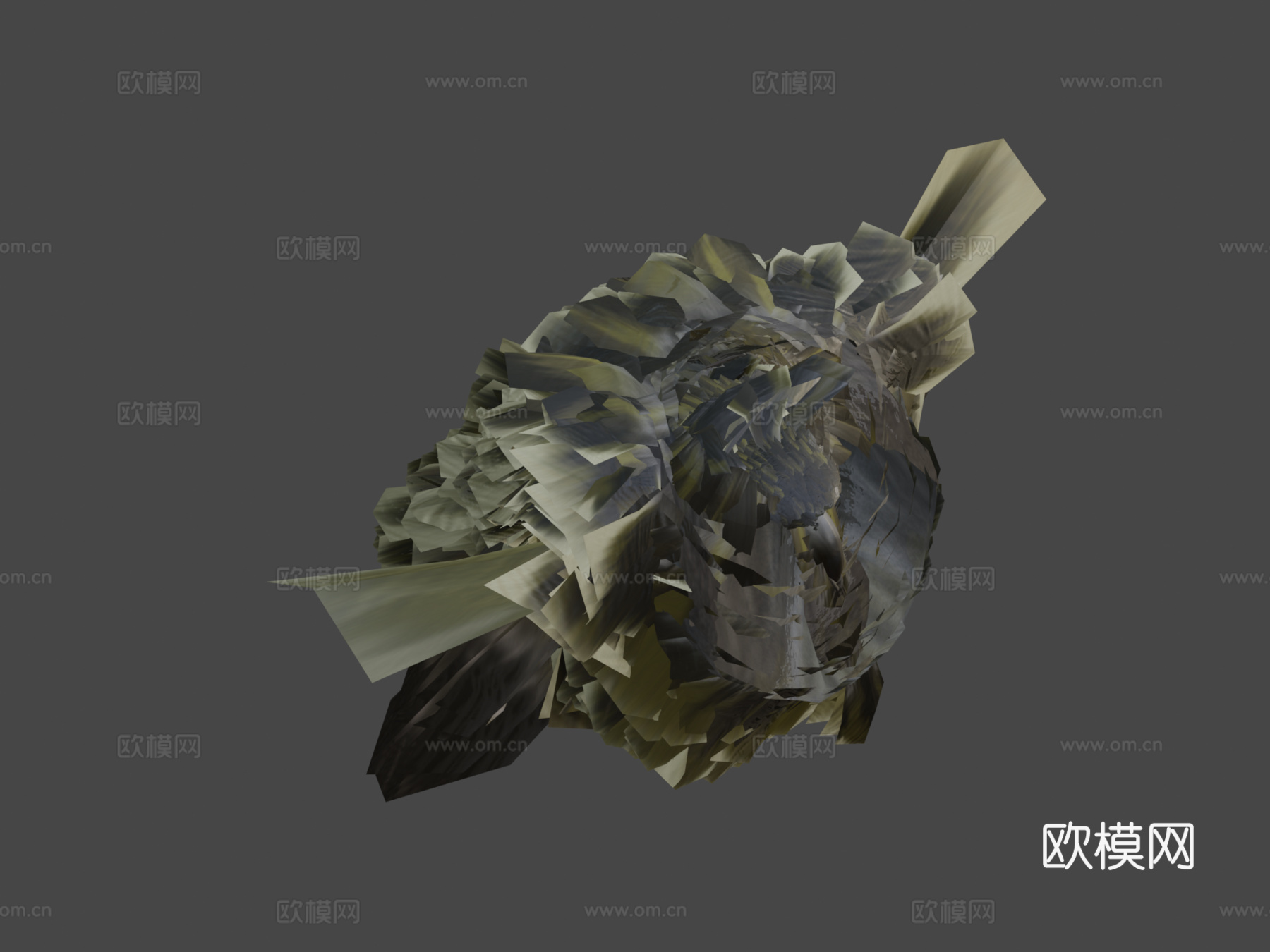 金雕3d模型