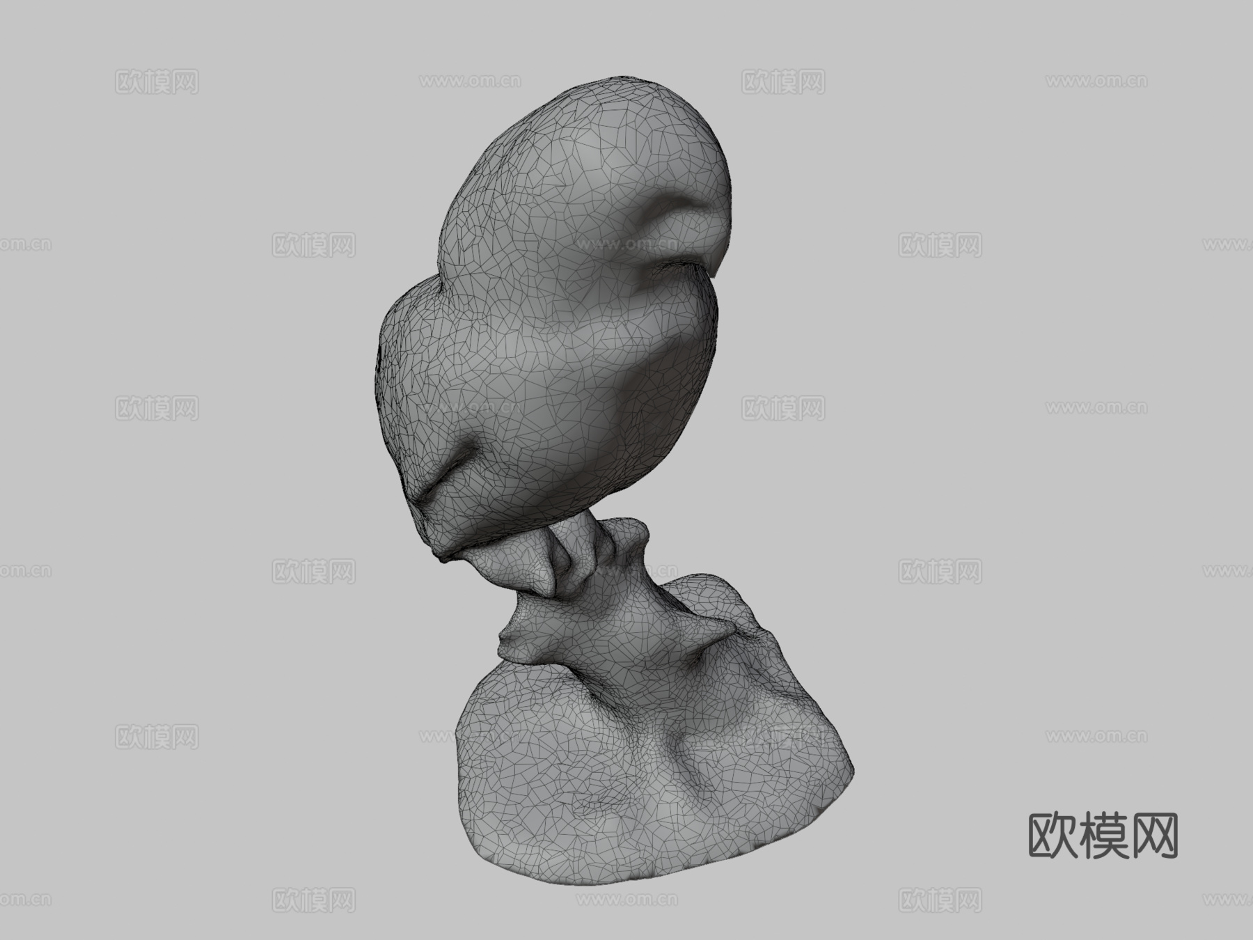 雪鸮3d模型