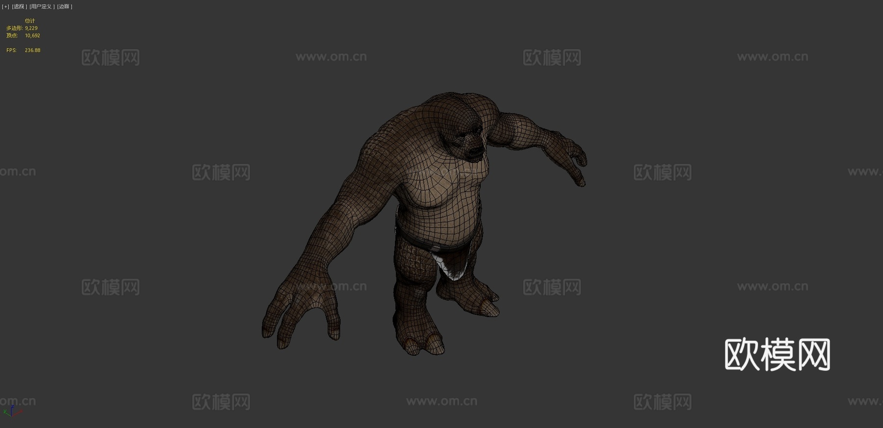 指环王巨怪-3d模型