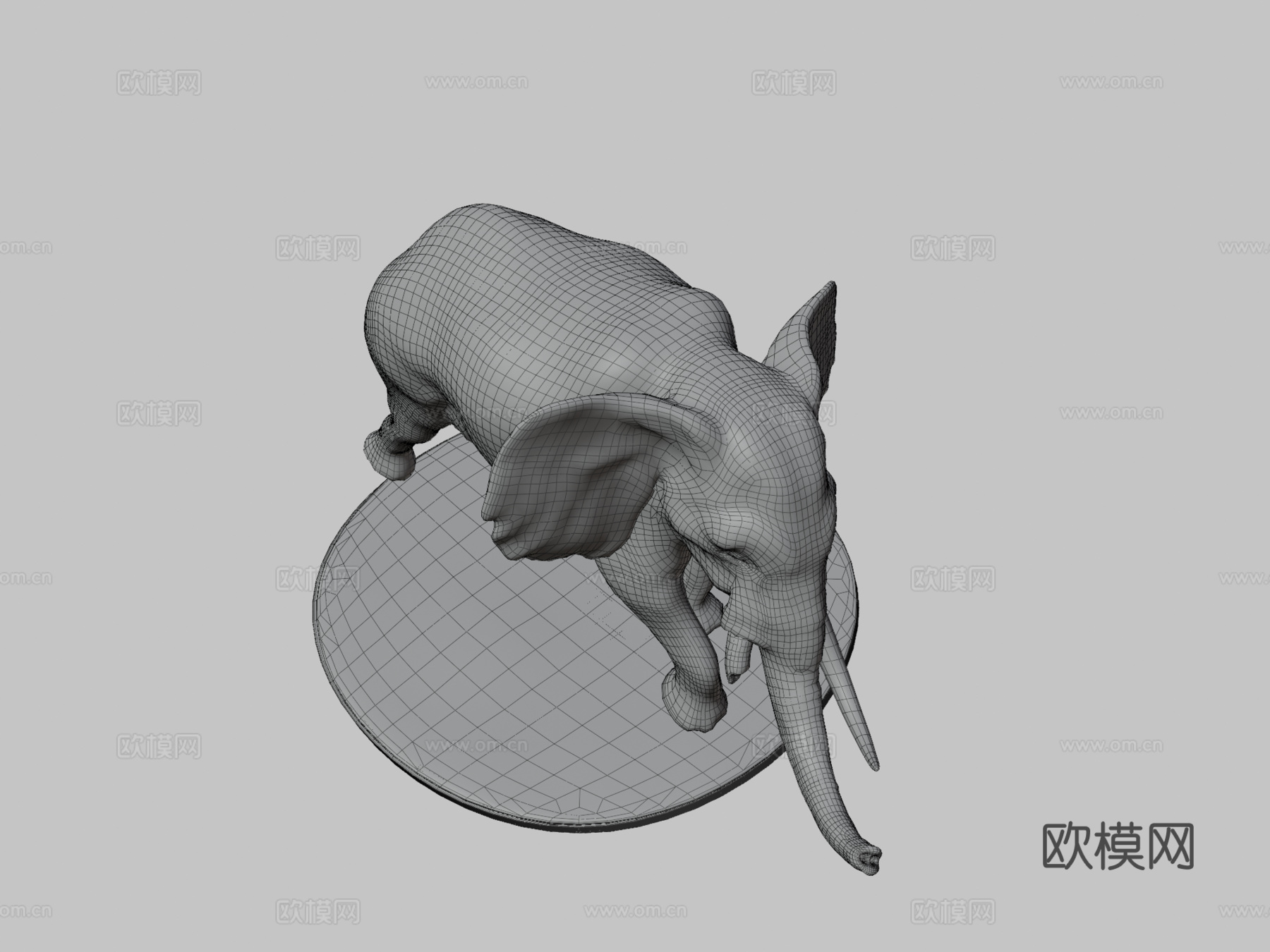大象3d模型