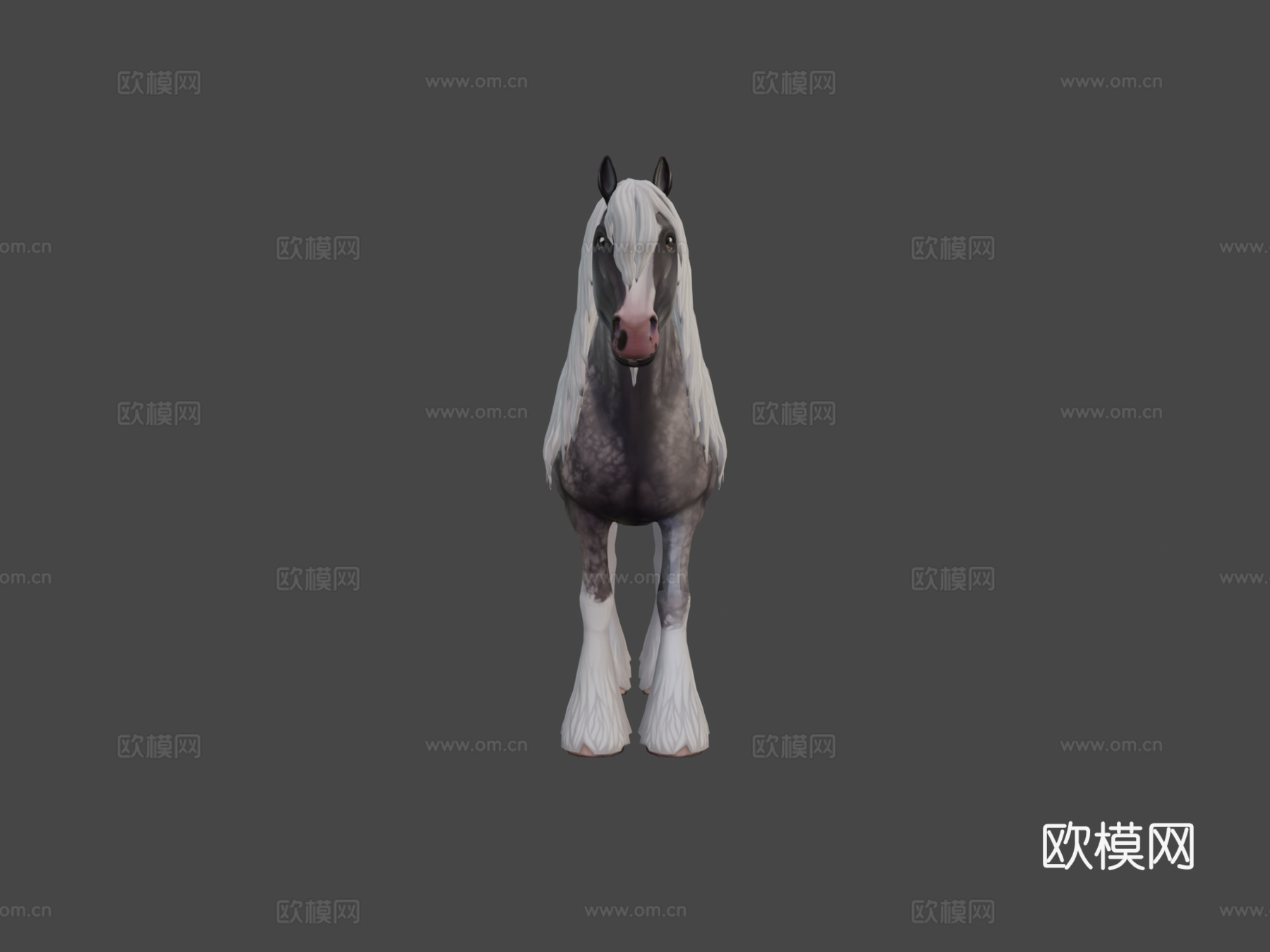 星之稳定中的修补马3d模型