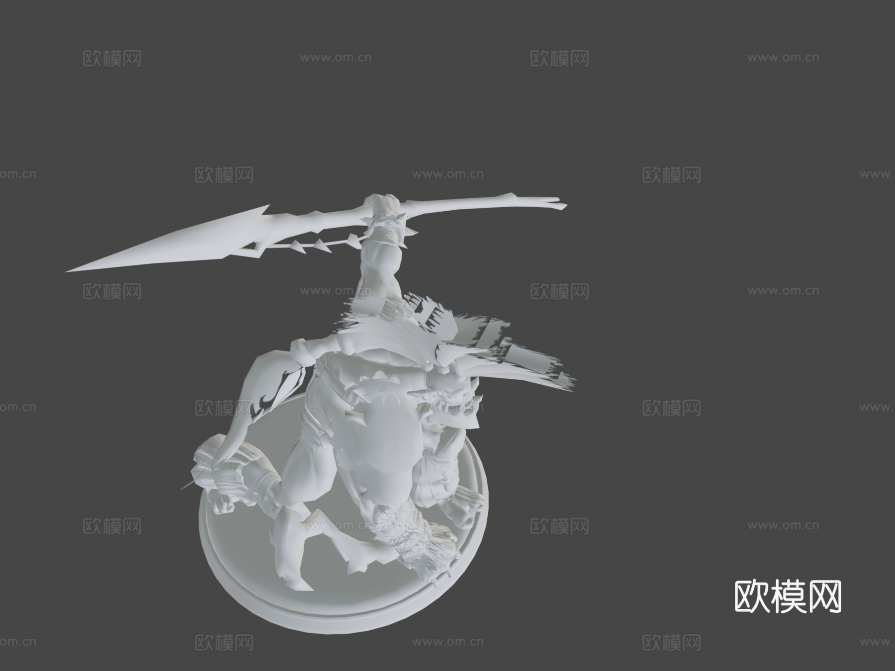 哈斯卡定制套装-恐惧杀手3d模型