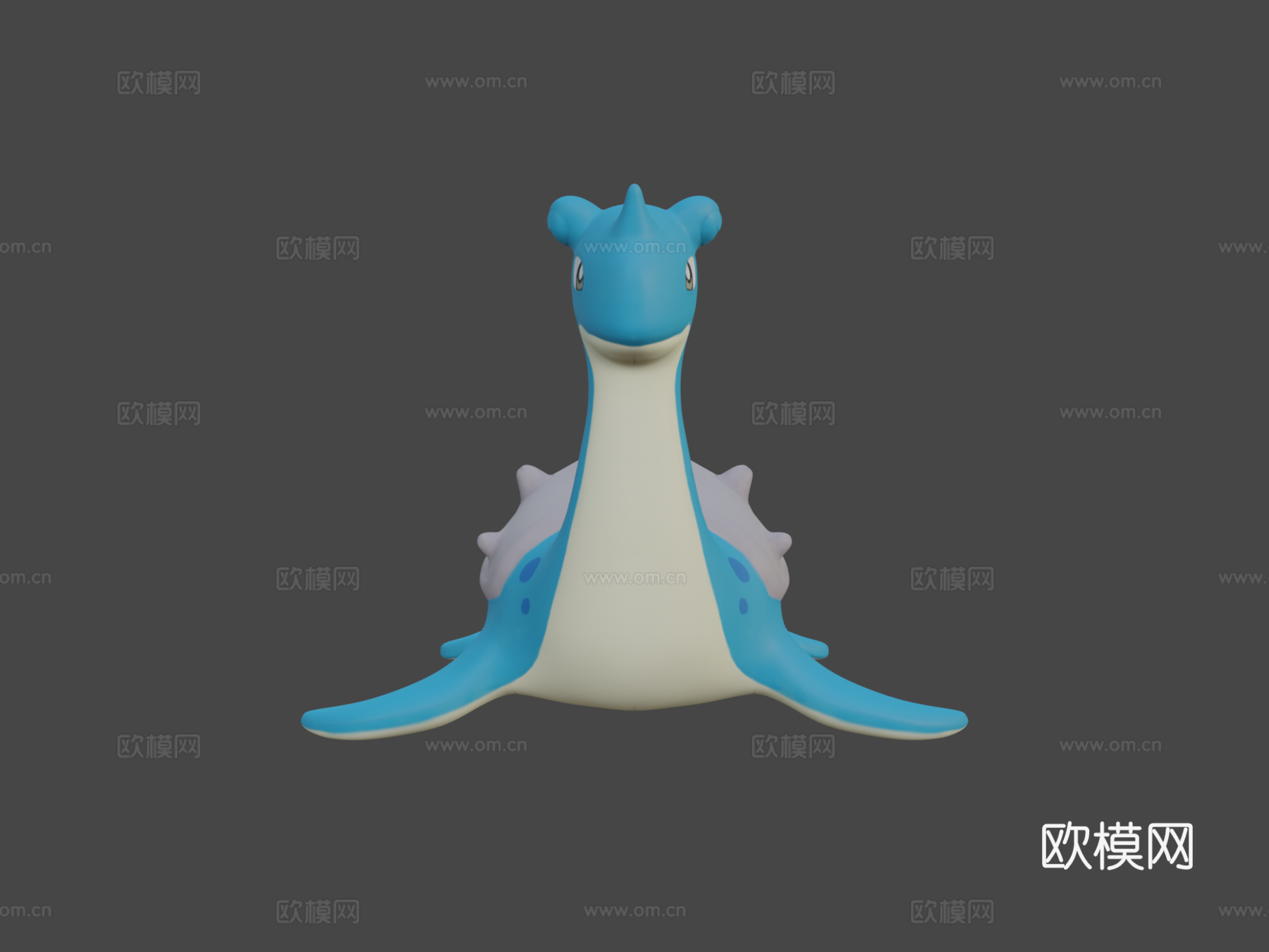 宝可梦-拉普拉斯3d模型