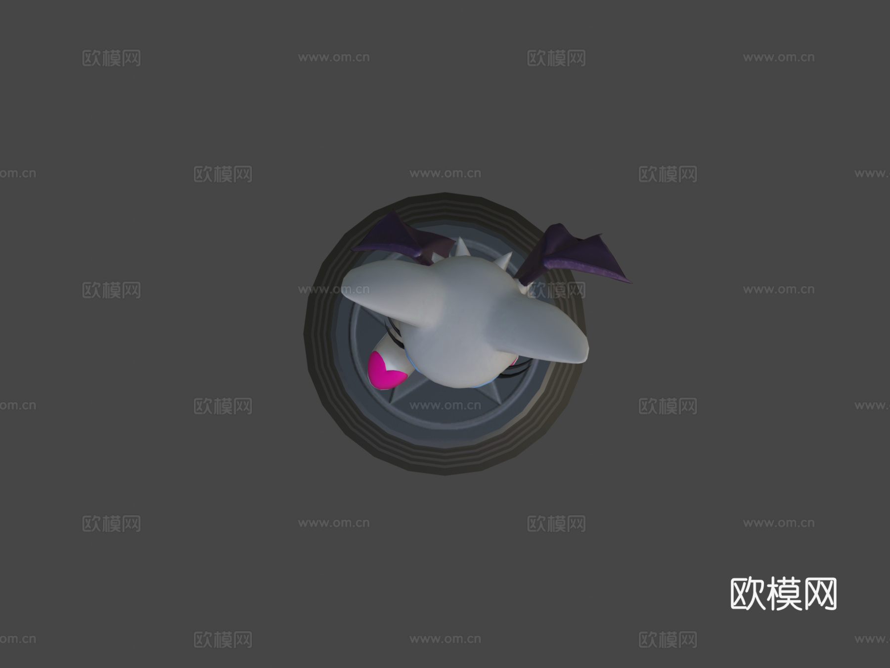 索尼克世代-蝙蝠露姬雕像3d模型