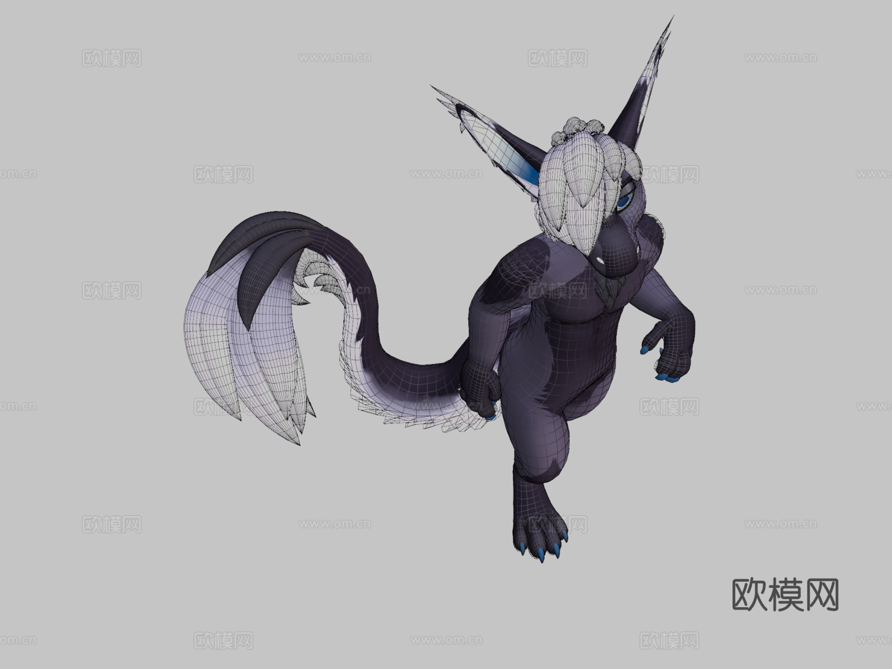 德拉肯VRChat虚拟形象3d模型