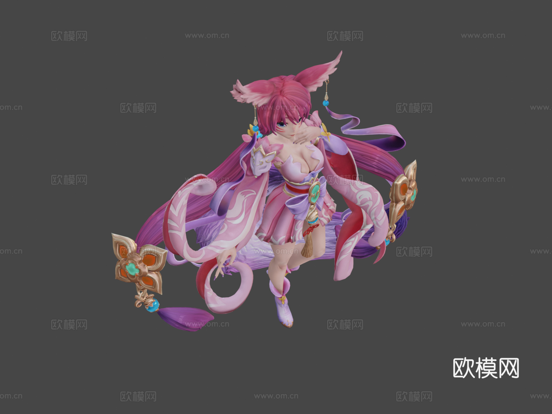 梅花-角色课程3d模型