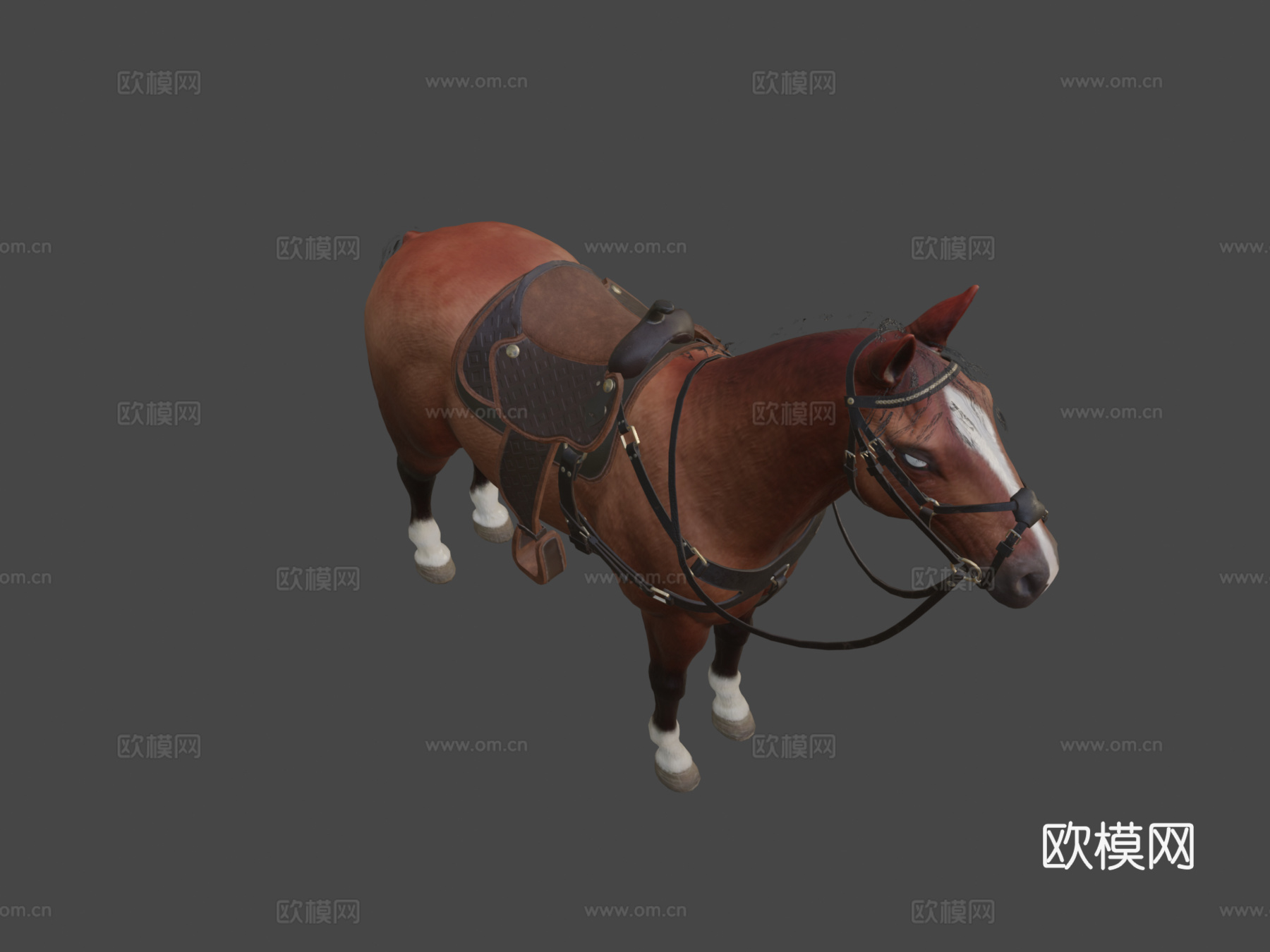 马3d模型